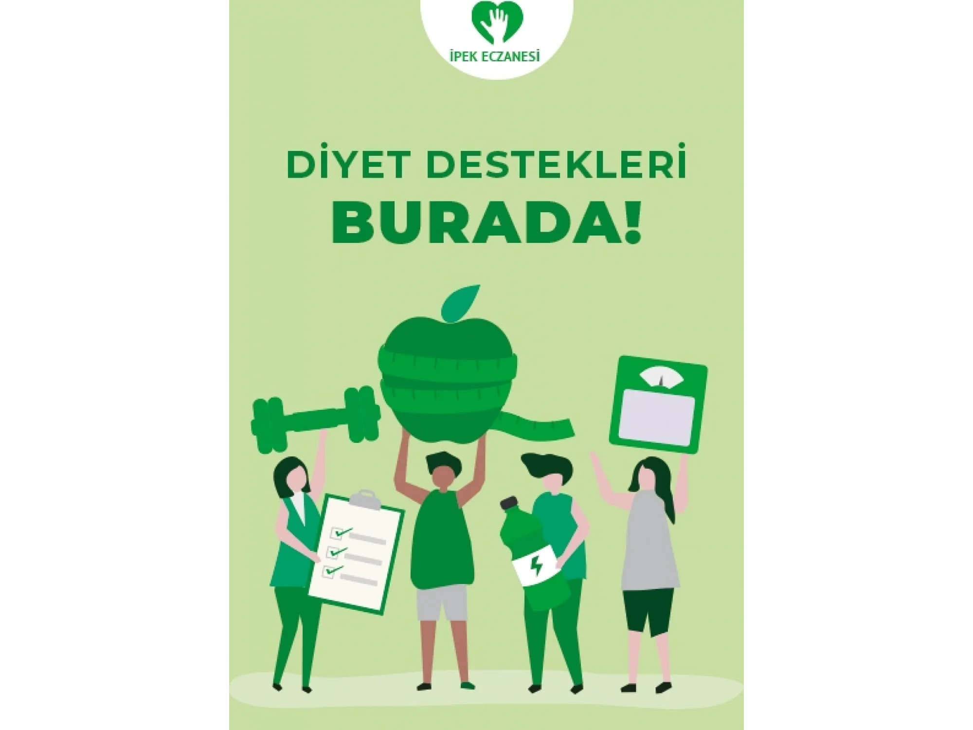 Diyet Destekleri Afiş & Poster