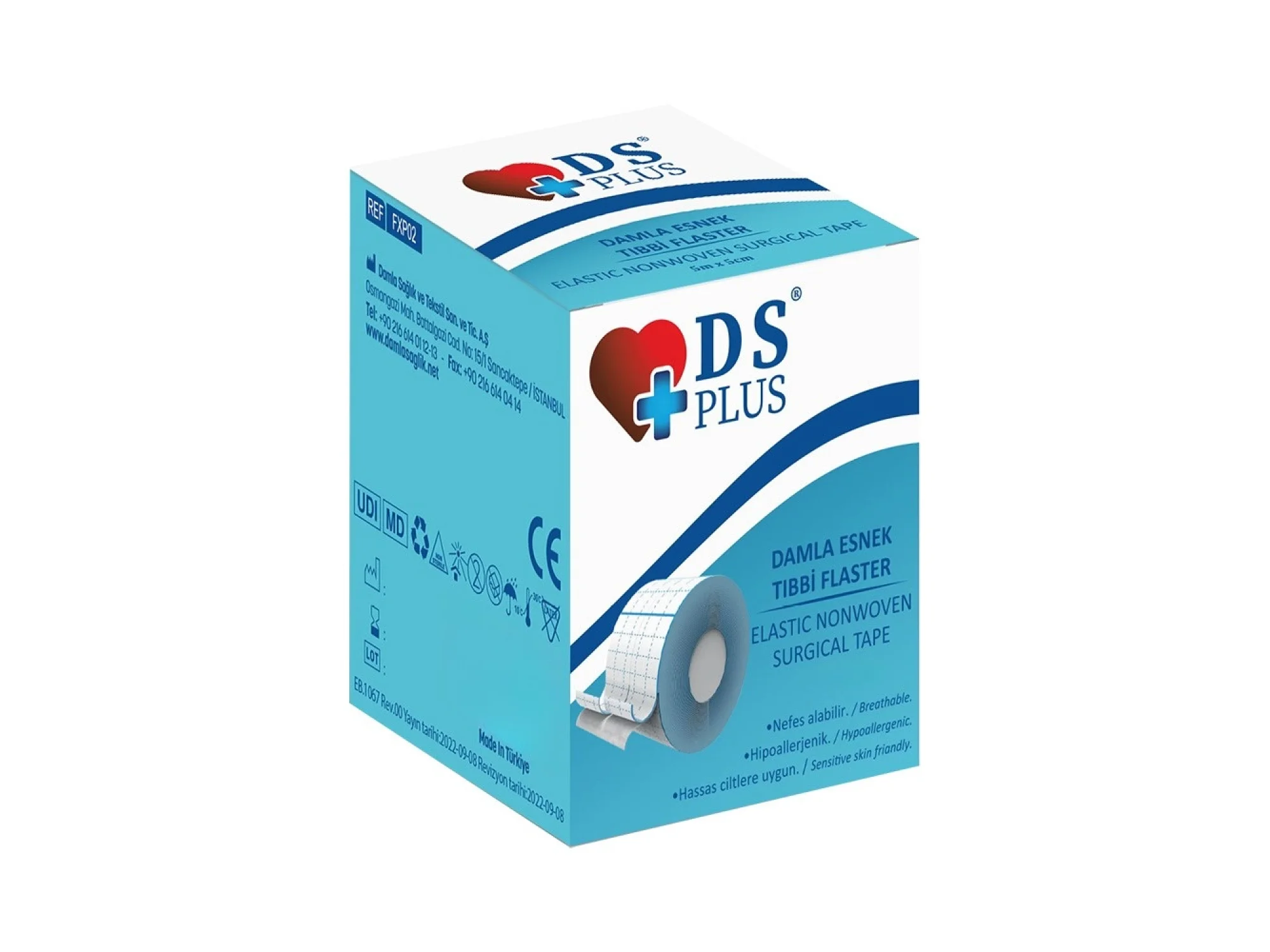 DS Plus Fix Esnek Flaster 5 m x 2,5 cm