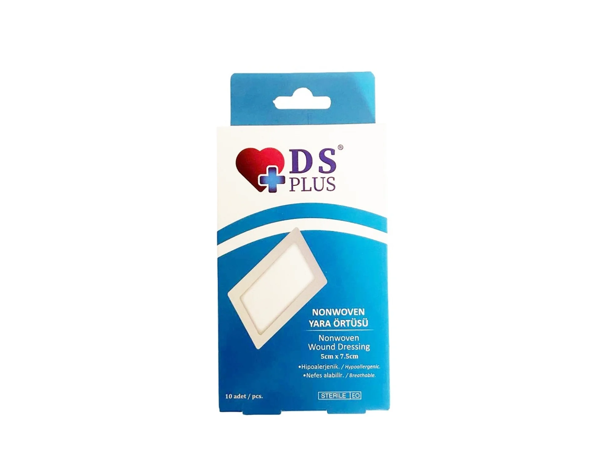 DS Plus Nonwoven Yara Örtüsü 5x7,5 cm 10lu