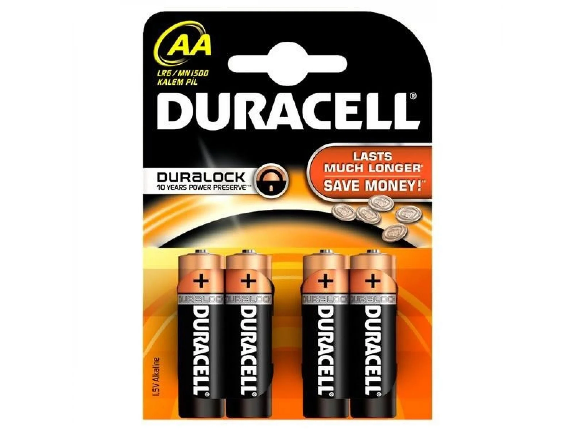 Duracell AA Kalem Pil 4lü