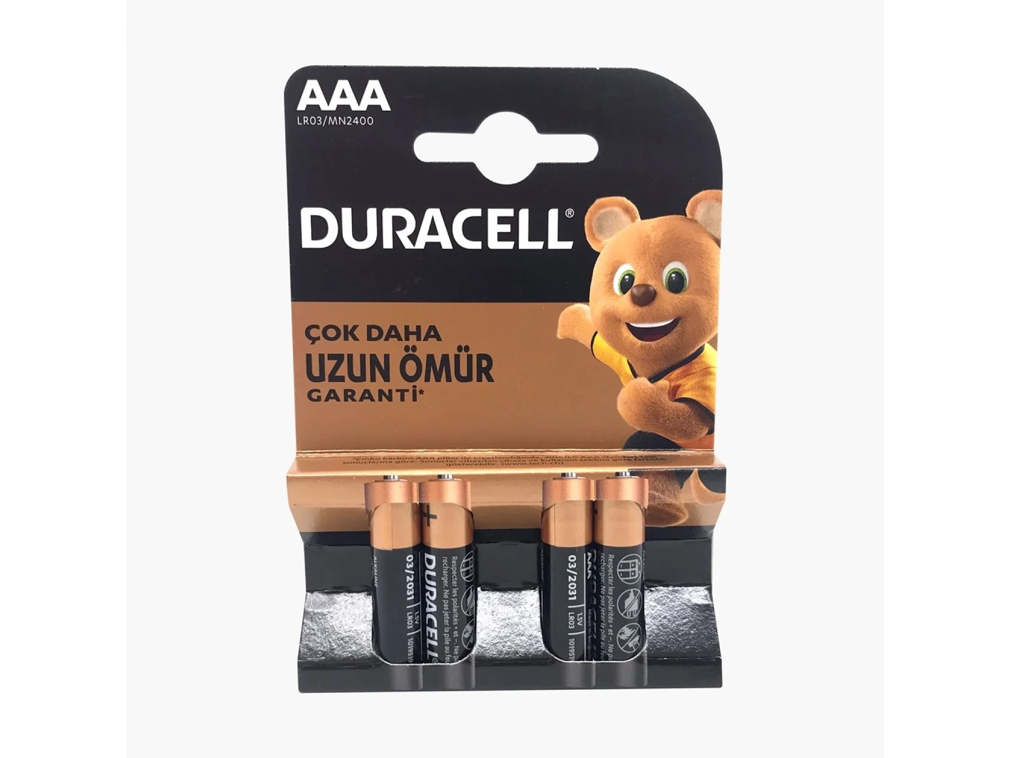 Duracell AAA 4lü İnce Kalem Pil