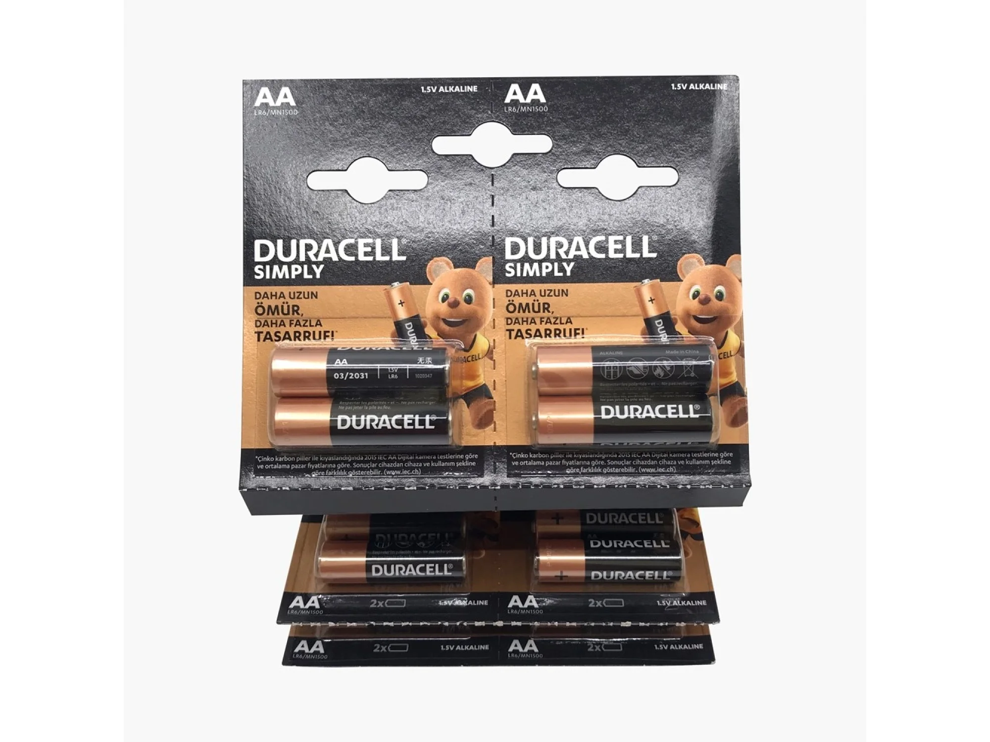 Duracell Simply AA 20li Kartela