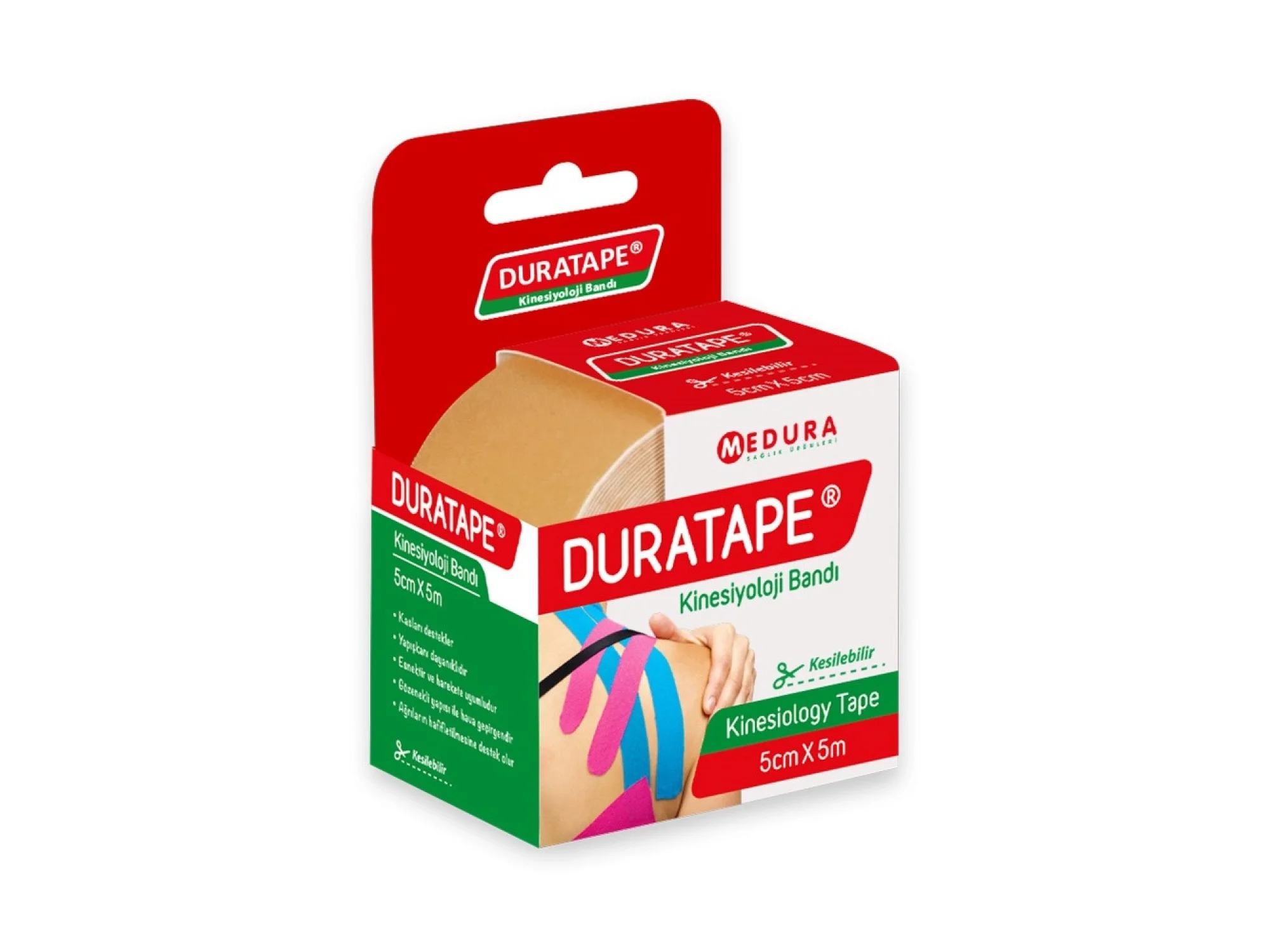 Duratape Kinesiyoloji Bandı Ten Rengi 5 cm x 5 m