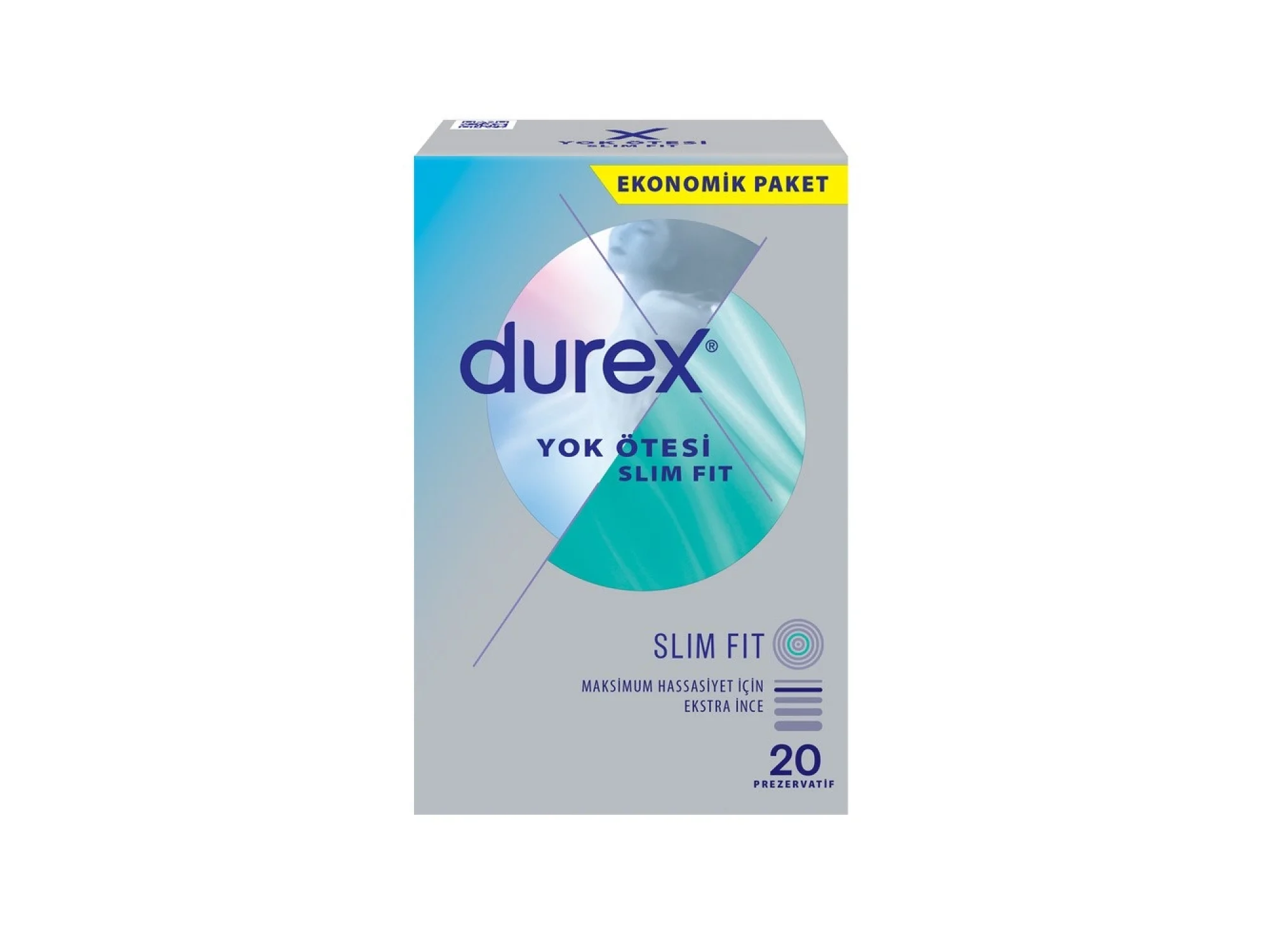 Durex Yok Ötesi Slim Fit 20li Prezervatif