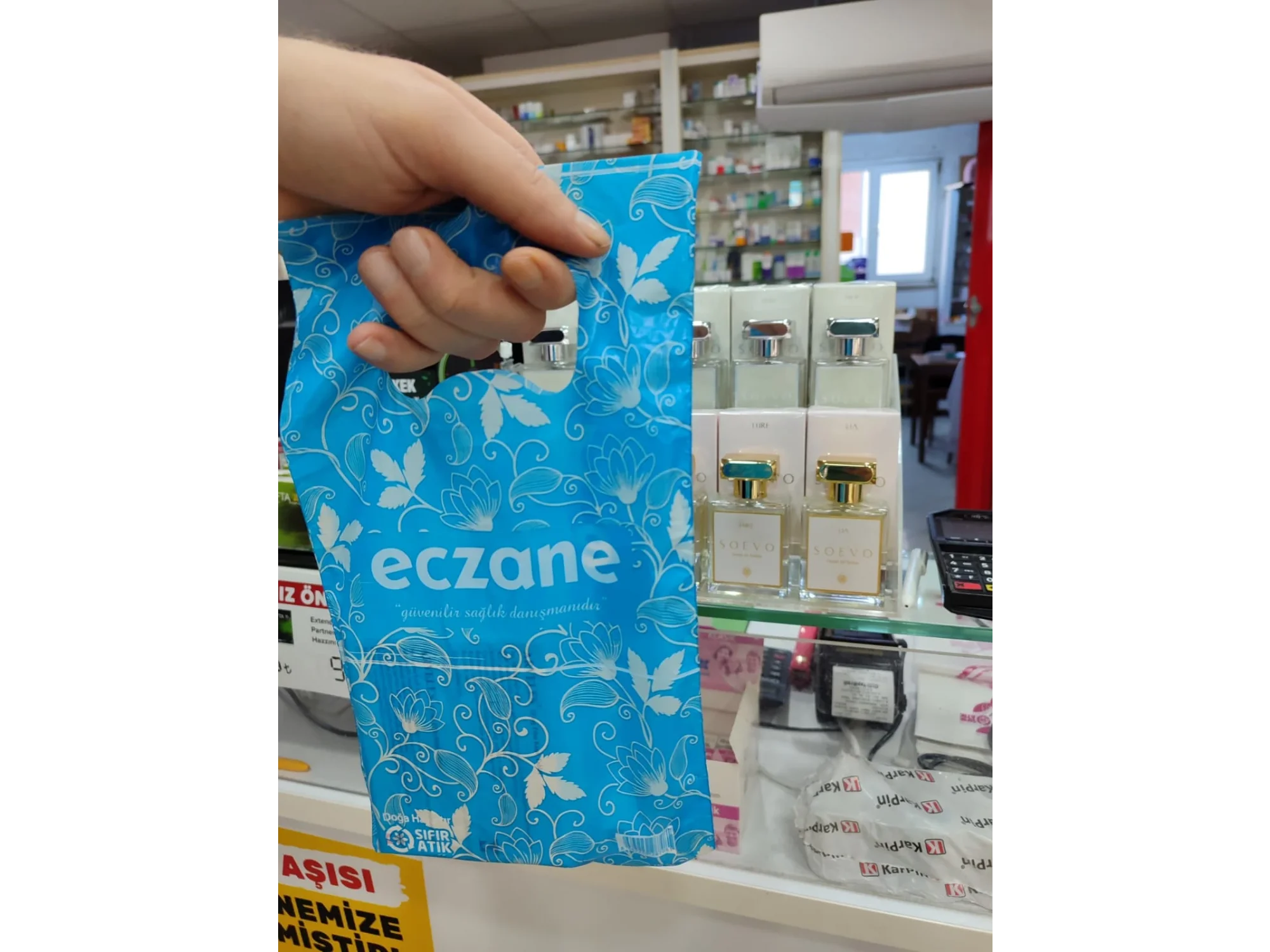 Eczane El Geçme Mini 16*28.5 cm 5000 Adet