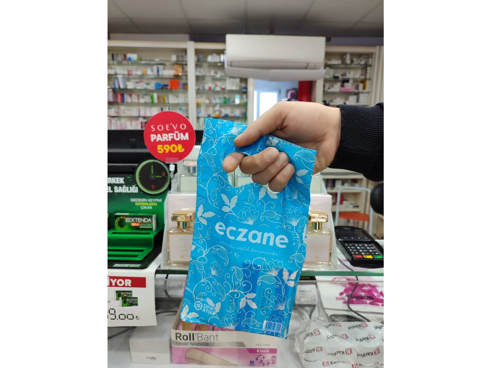 Eczane El Geçme Mini 16*28.5 cm 5000 Adet