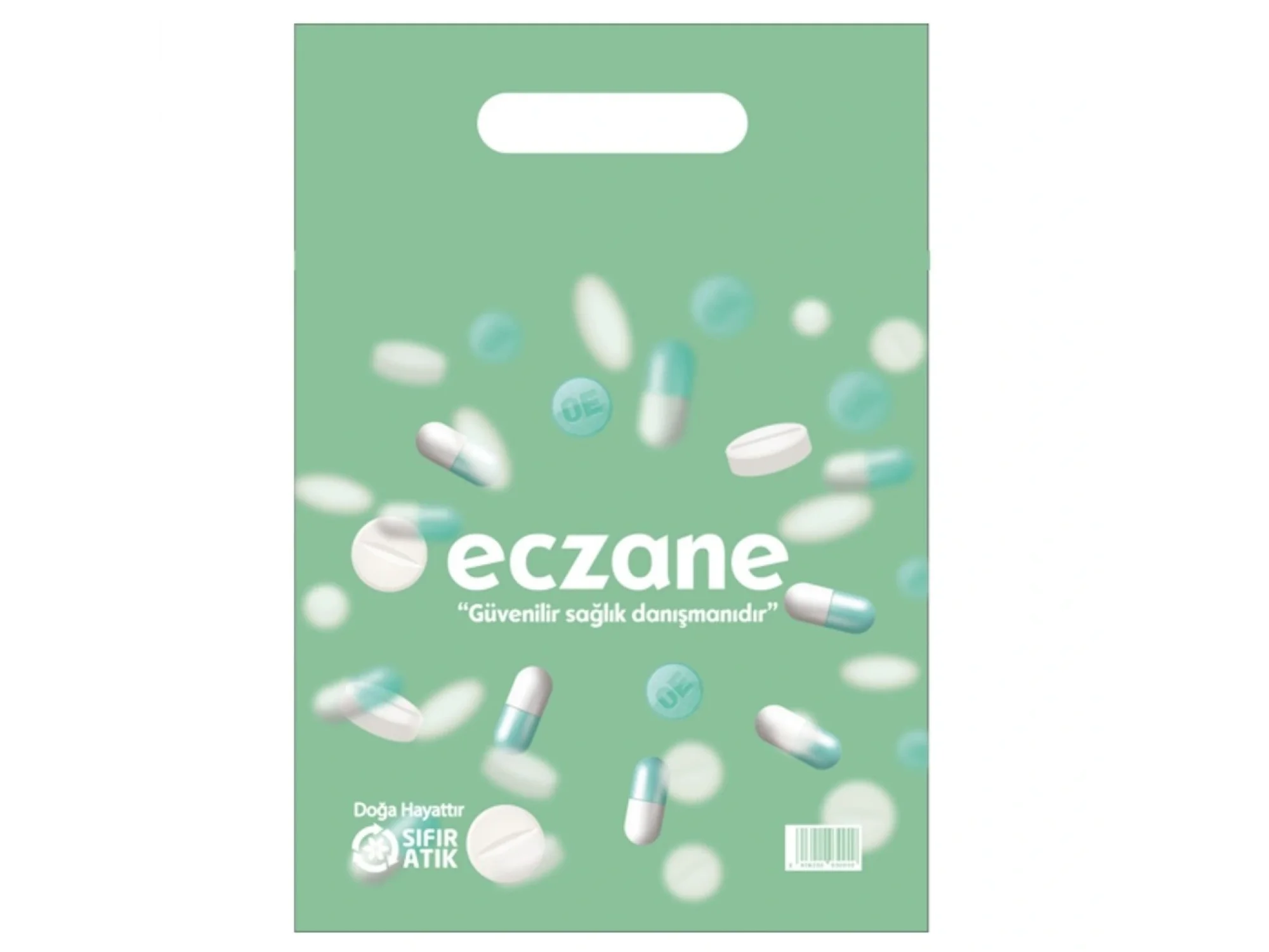 Eczane Poşeti El Geçme Orta 22*32 cm - 2200 Adet