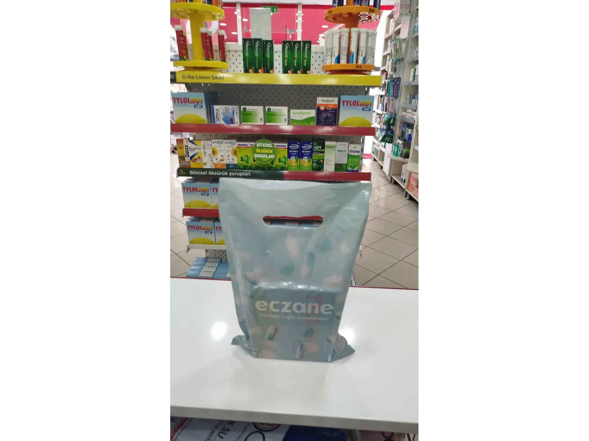 Eczane Poşeti El Geçme Orta 22*32 cm - 2200 Adet