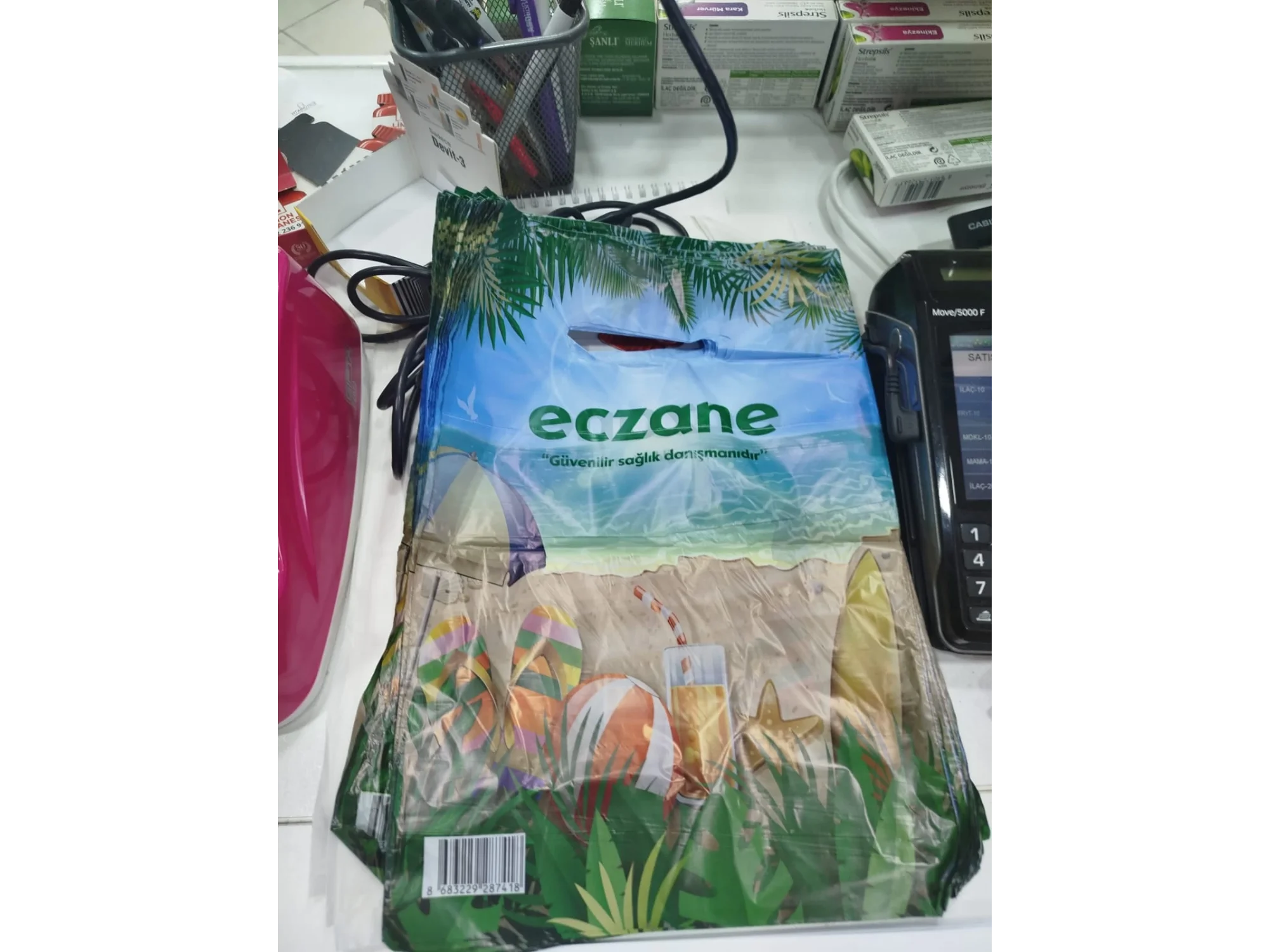 Eczane Poşeti El Geçme Orta Eko 22*32 cm - 3000 Adet