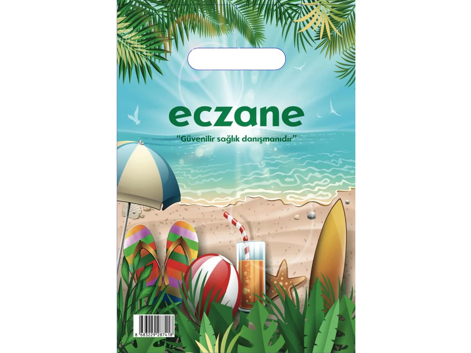 Eczane Poşeti El Geçme Orta Eko 22*32 cm - 3000 Adet