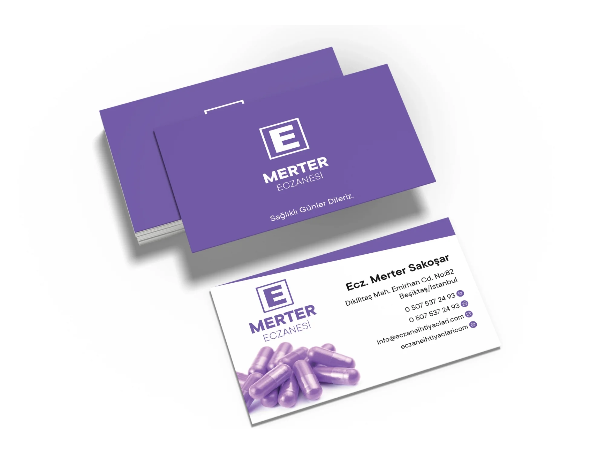 Eczane Kartvizit No:104 1000 Adet