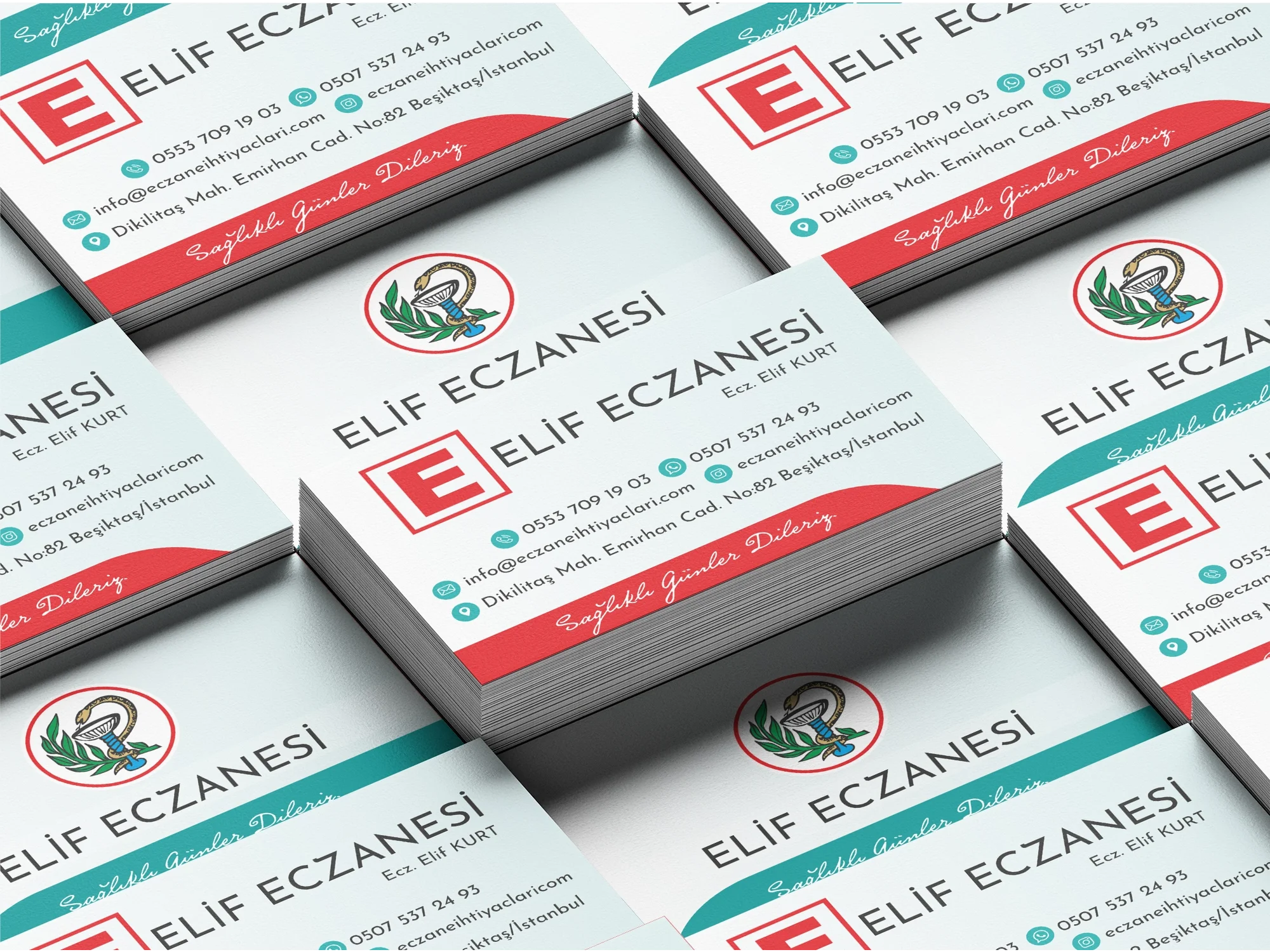 Eczane Kartvizit No:189 1000 Adet