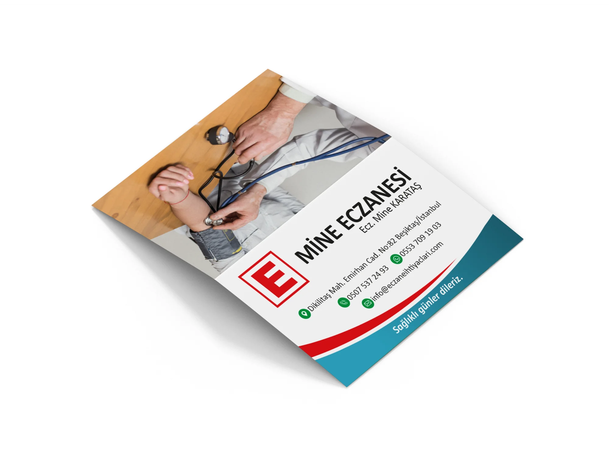 Eczane Kartvizit No:77 1000 Adet