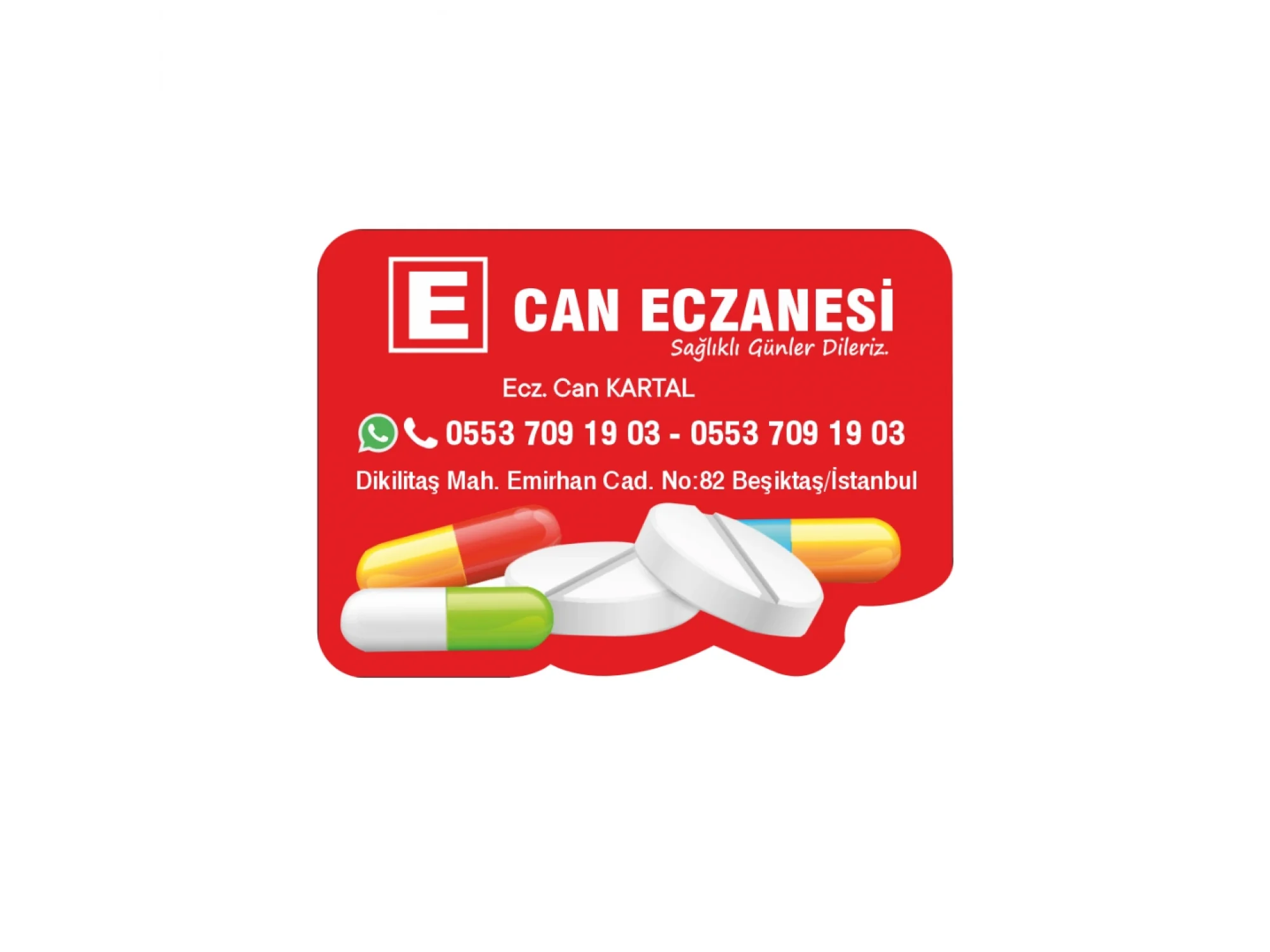 Eczane Magnet No:53 - 1000 Adet