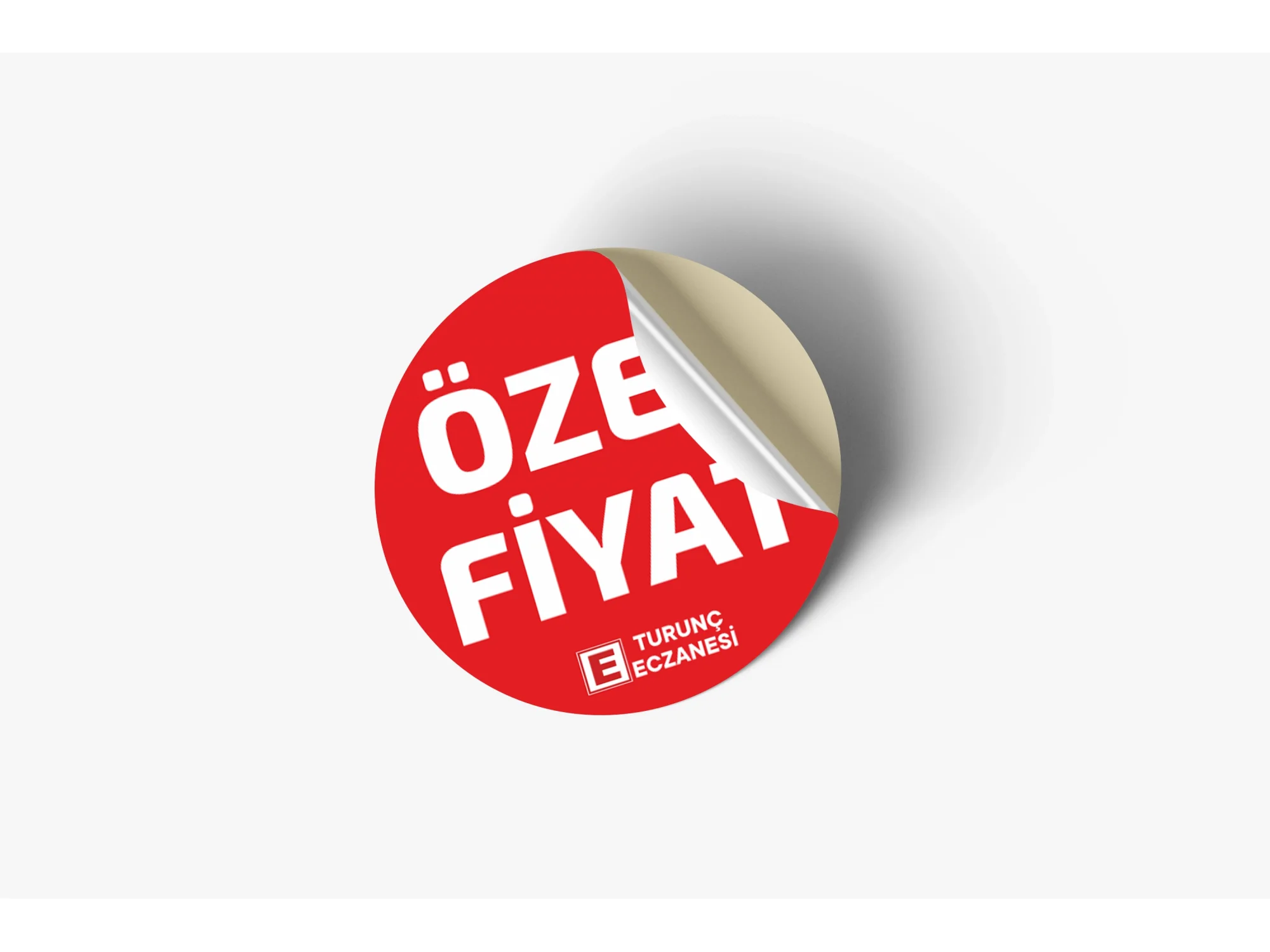 Eczanenize Özel 100 adet 4x4cm Özel Fiyat Etiketi