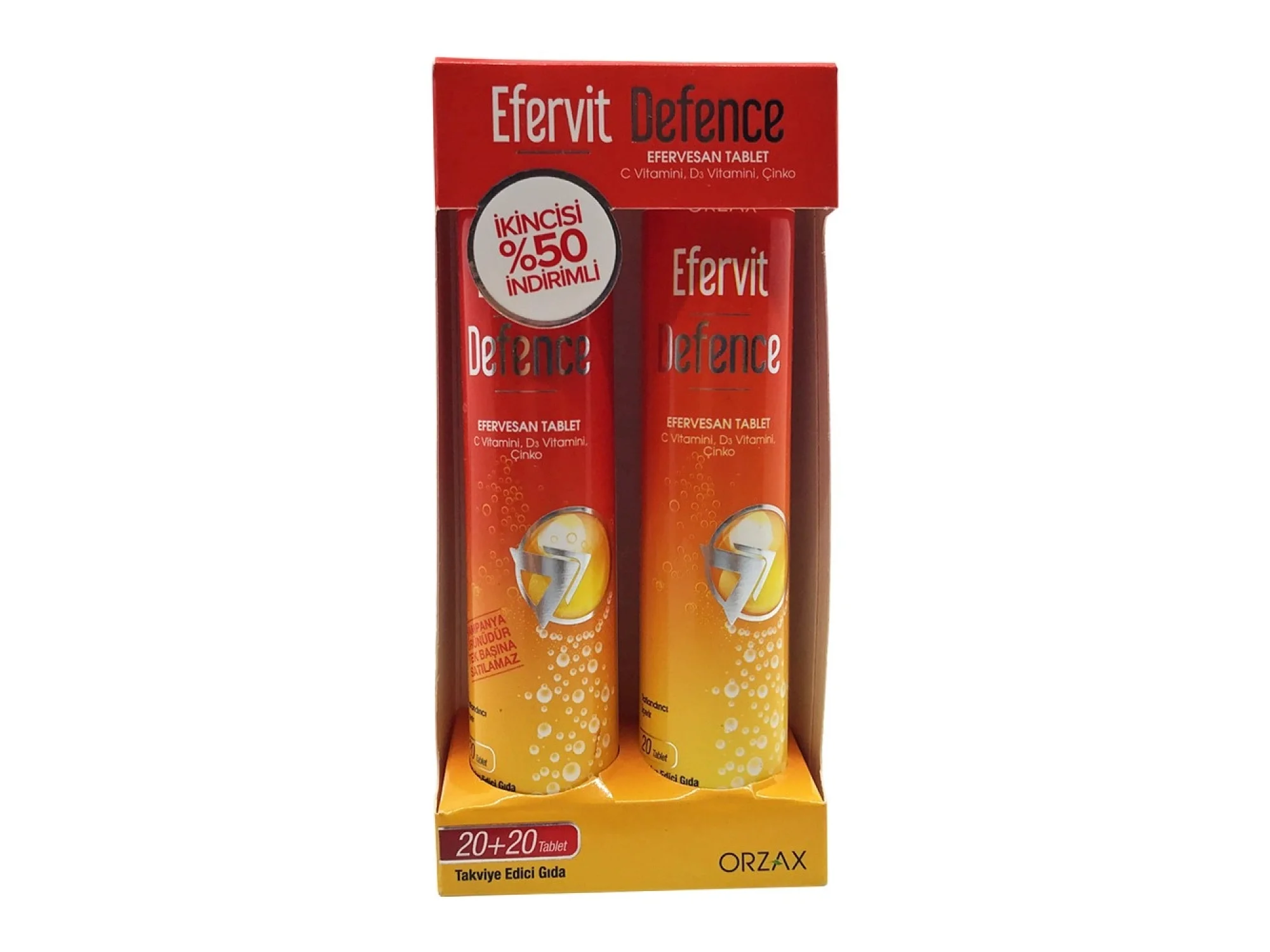 Efervit Defence 20 Efervesan Tablet - 2.si %50 İndirimli