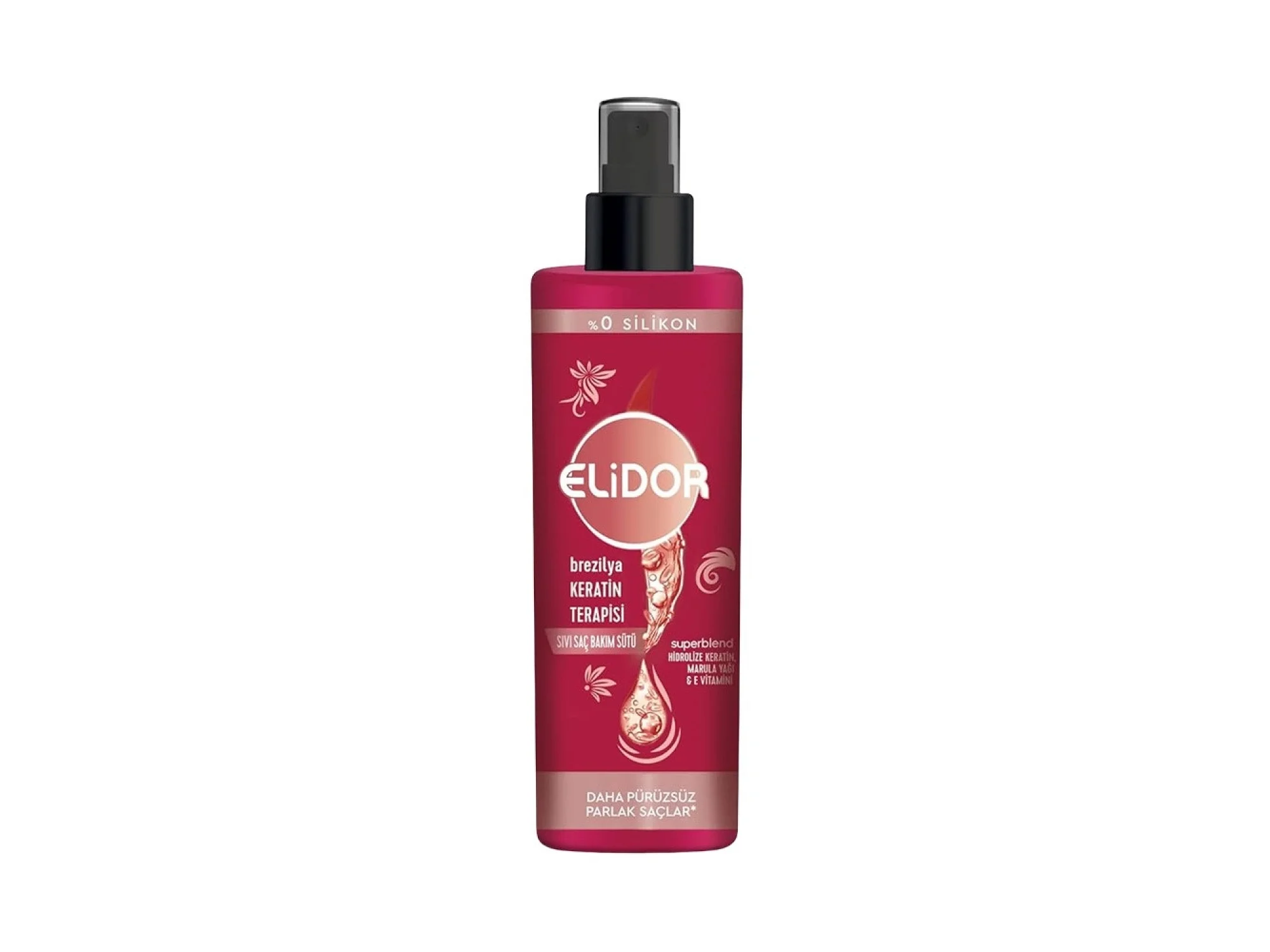 Elidor Brezilya Keratin Terapisi Sıvı Saç Bakım Sütü 200 ml