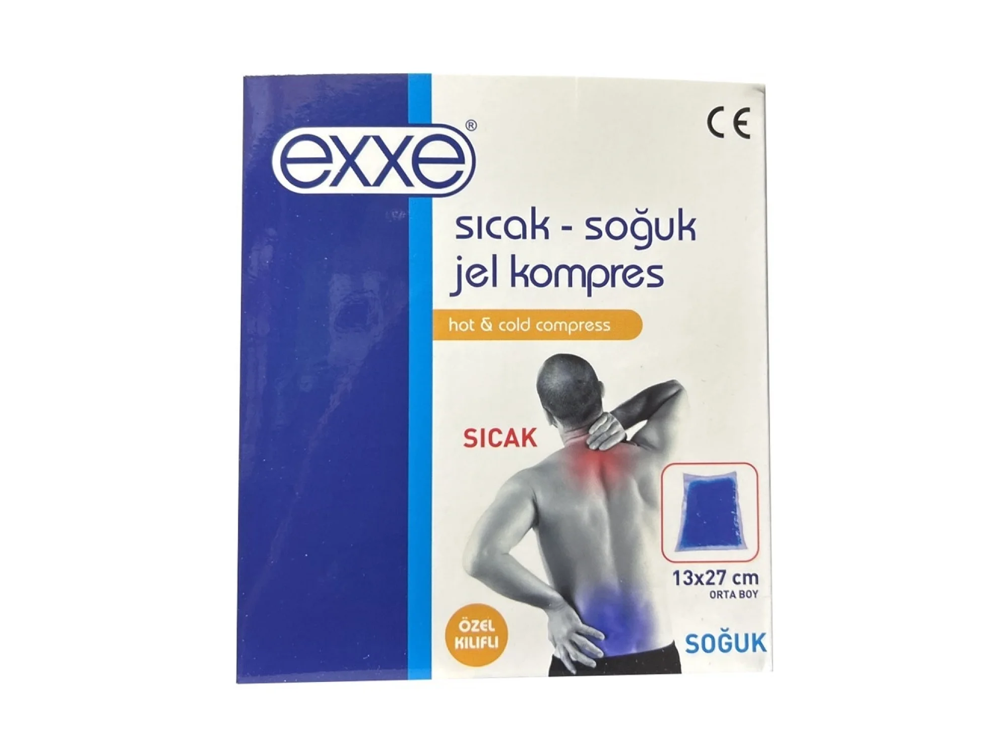 Exxe Sıcak Soğuk Jel Kompres Kılıflı 13 x 27cm