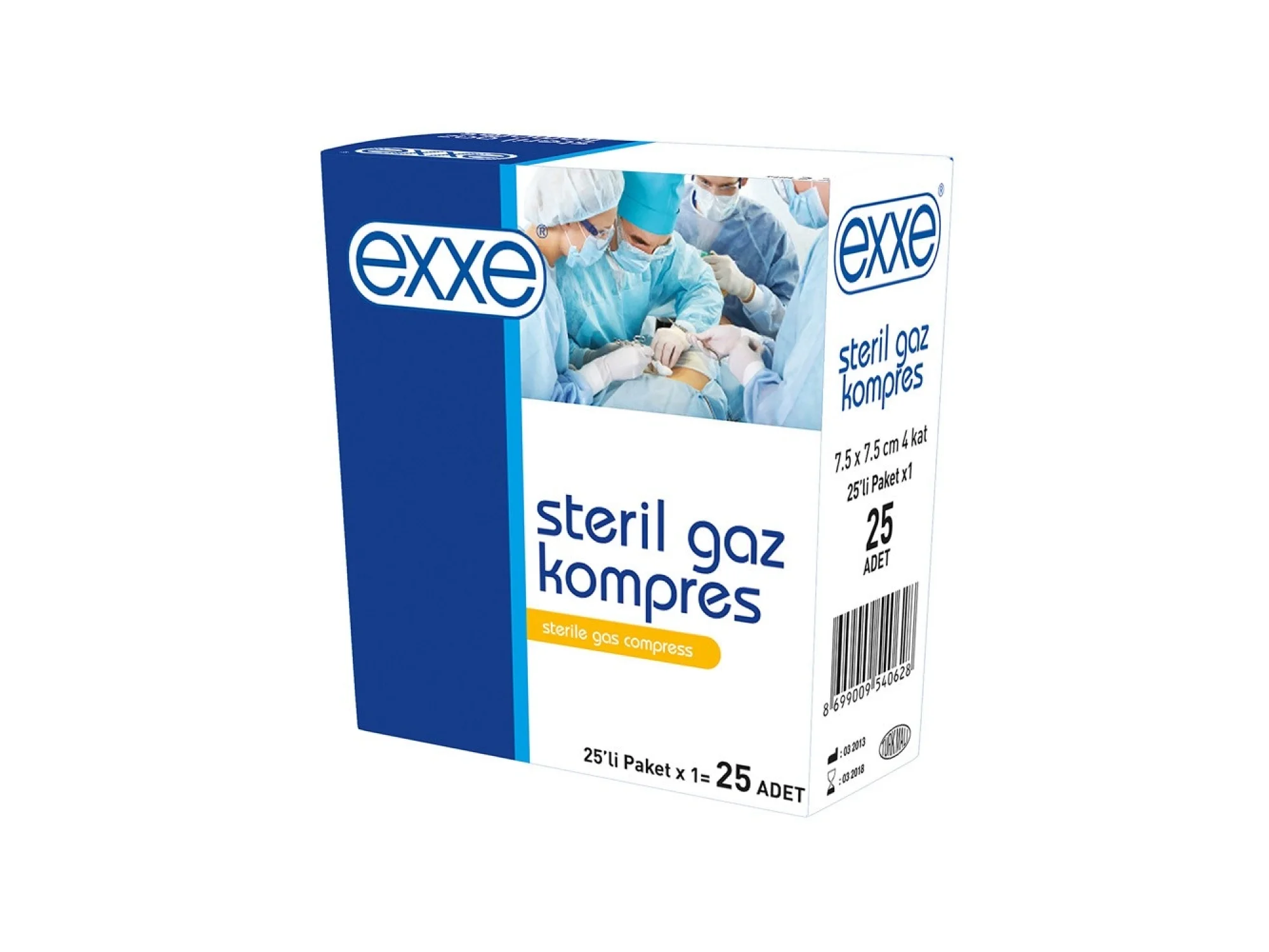 Exxe Steril Gaz Kompres 7,5x7,5 cm 5li - 5 Adet