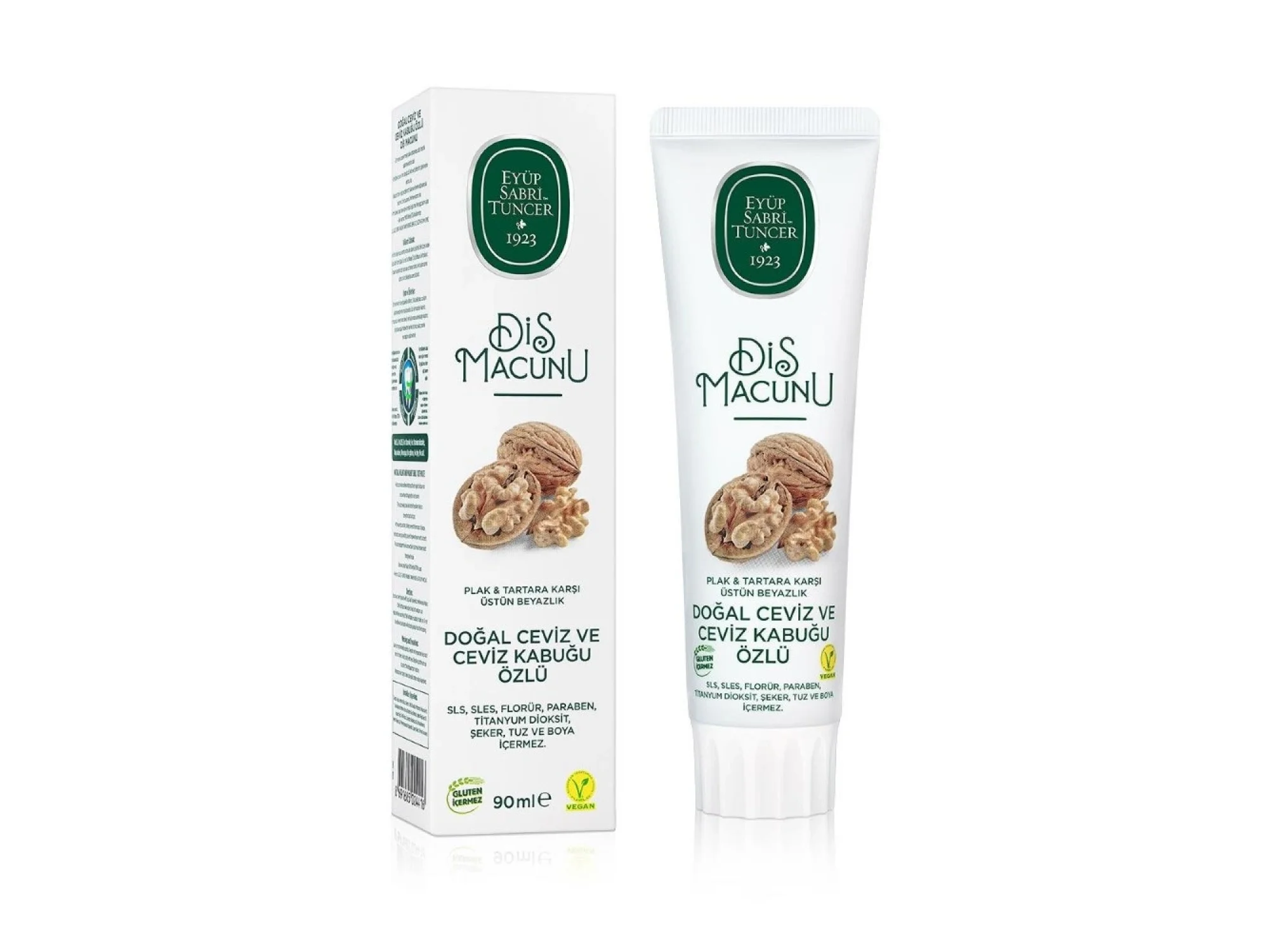 Eyüp Sabri Tuncer Doğal Ceviz ve Ceviz Kabuğu Özlü Diş Macunu 90 ml