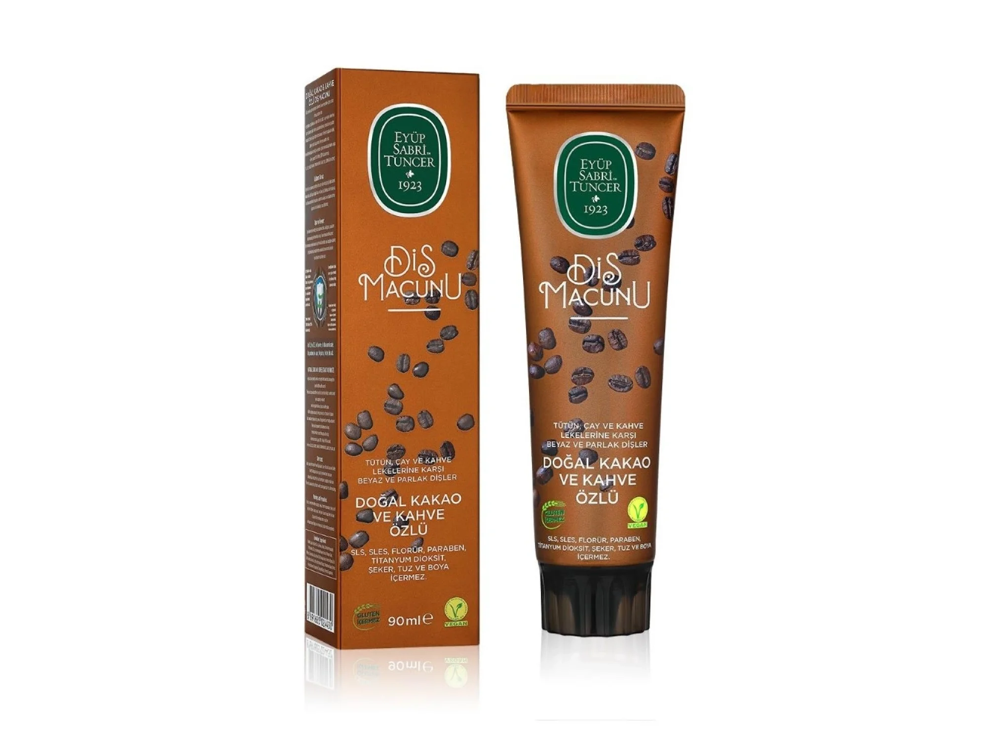Eyüp Sabri Tuncer Doğal Kakao ve Kahve Özlü Diş Macunu 90 ml