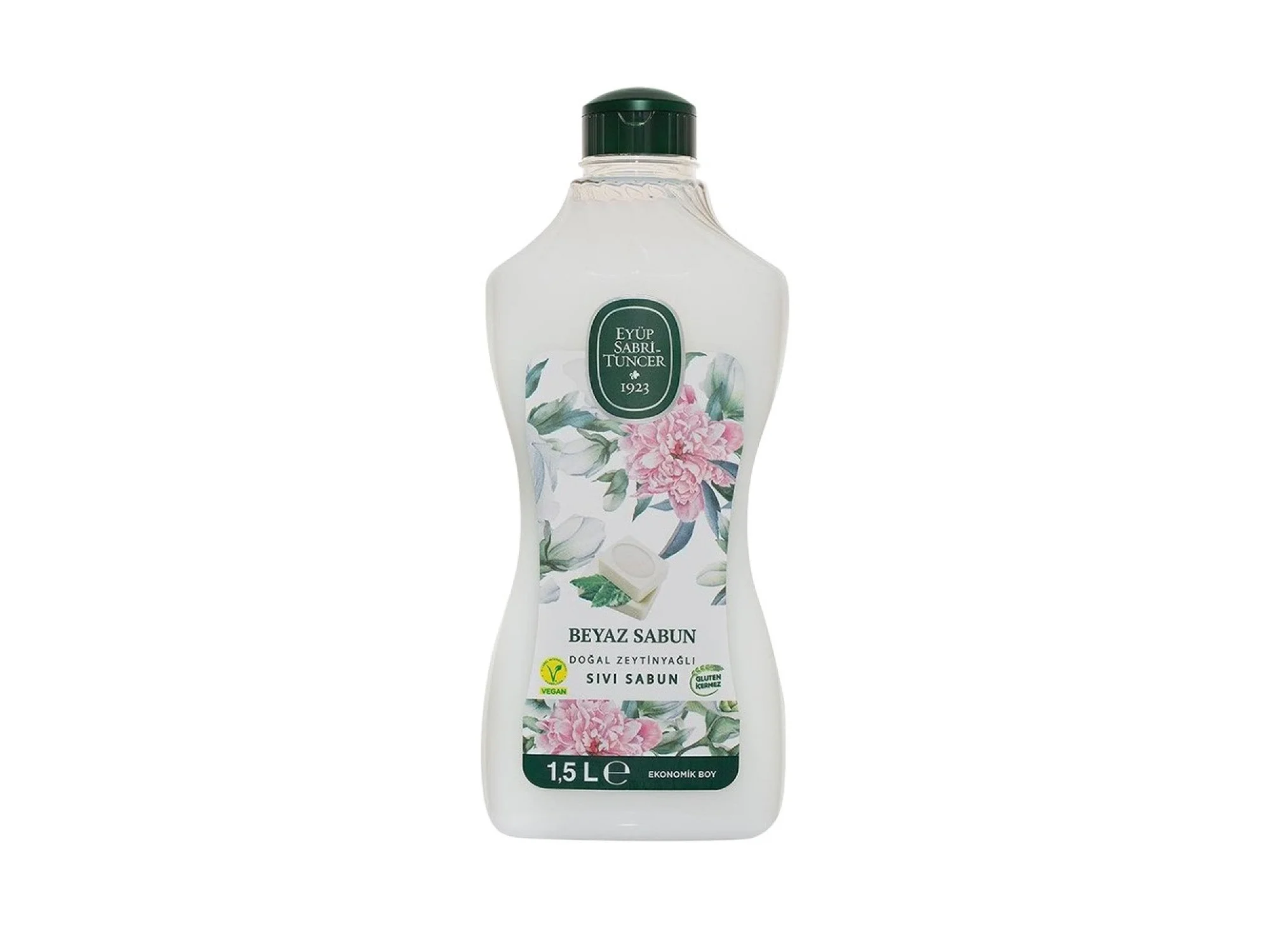 Eyüp Sabri Tuncer Doğal Zeytinyağlı Sıvı Beyaz Sabun 1.5 lt