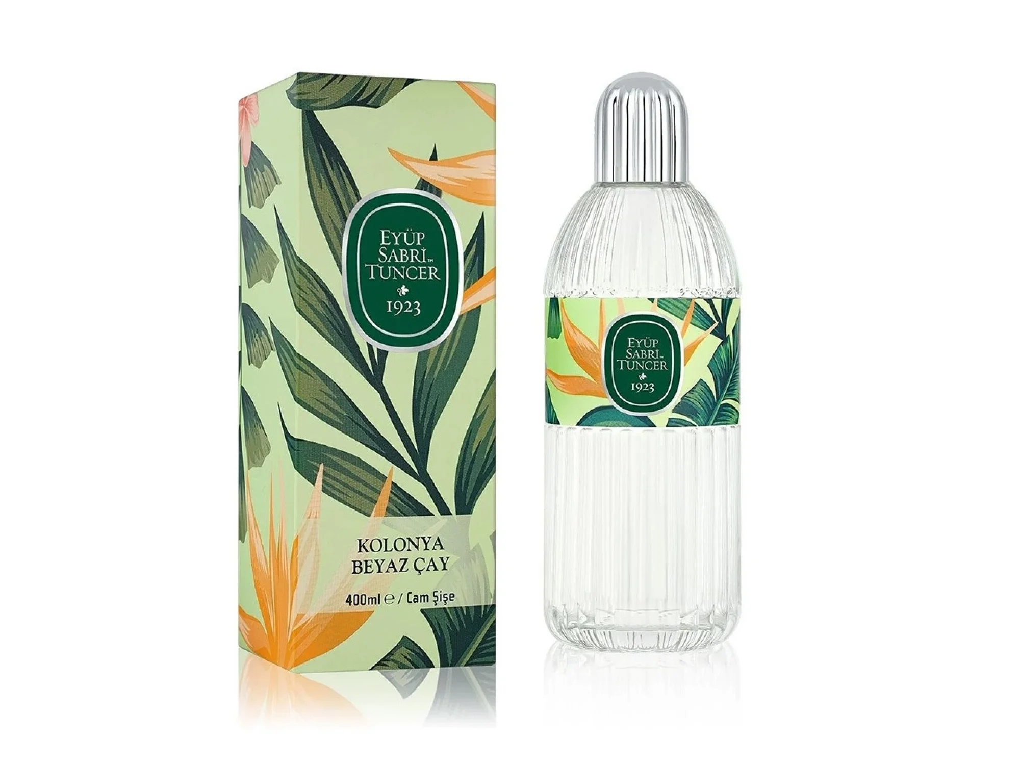 Eyüp Sabri Tuncer Kolonya Beyaz Çay Cam Şişe 400 ml