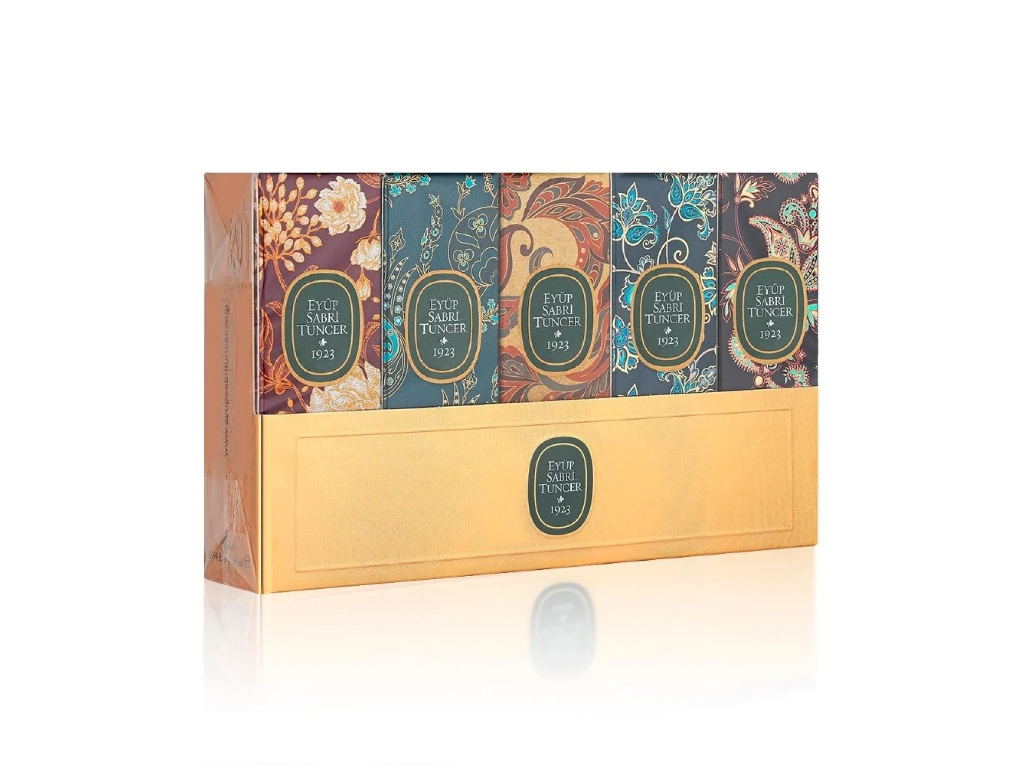 Eyüp Sabri Tuncer Özel Seri Cam Şişe Kolonya Seti 5 x 16 ml