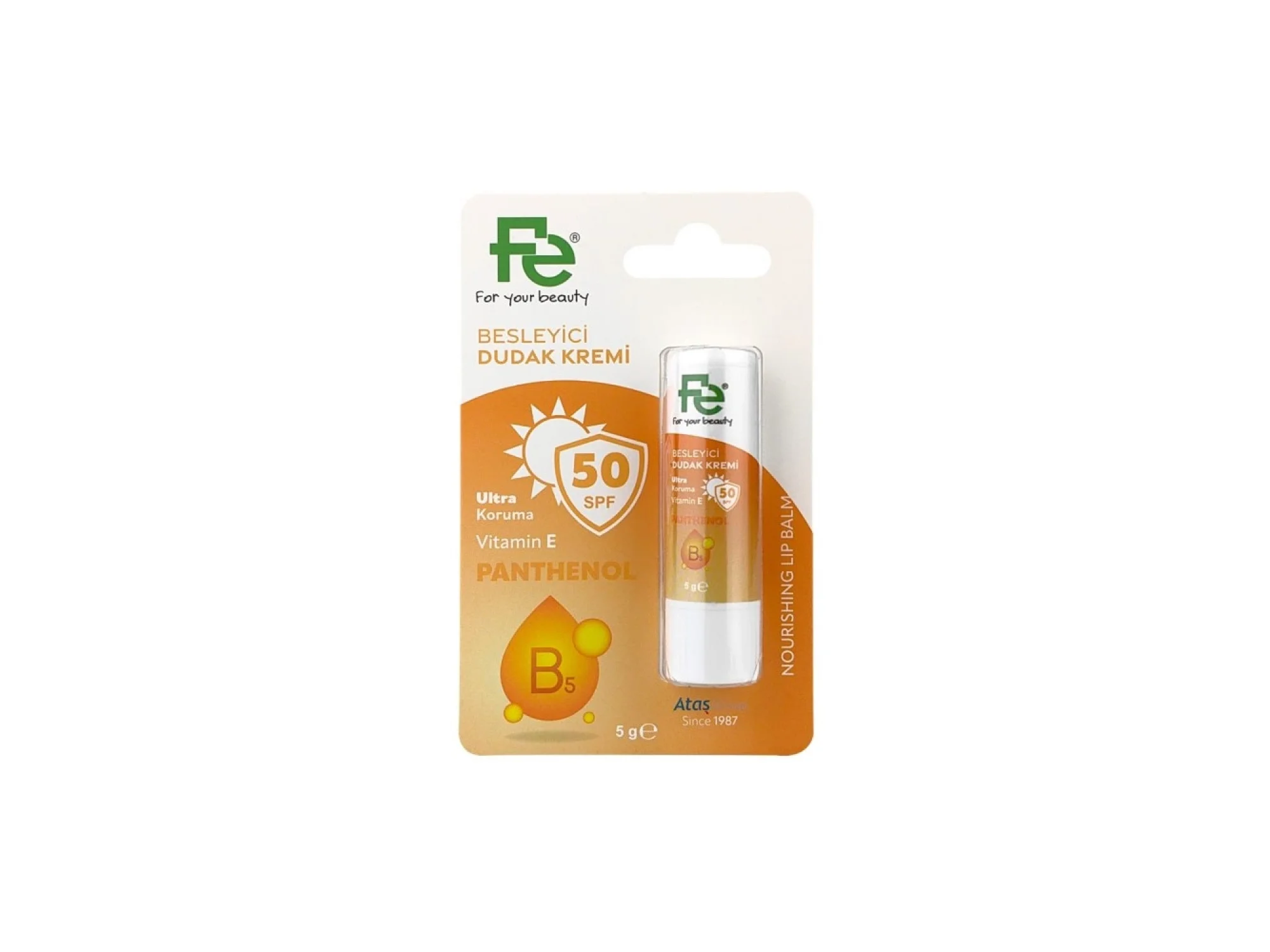 Fe Lip Balm Panthenol SPF50 5 gr