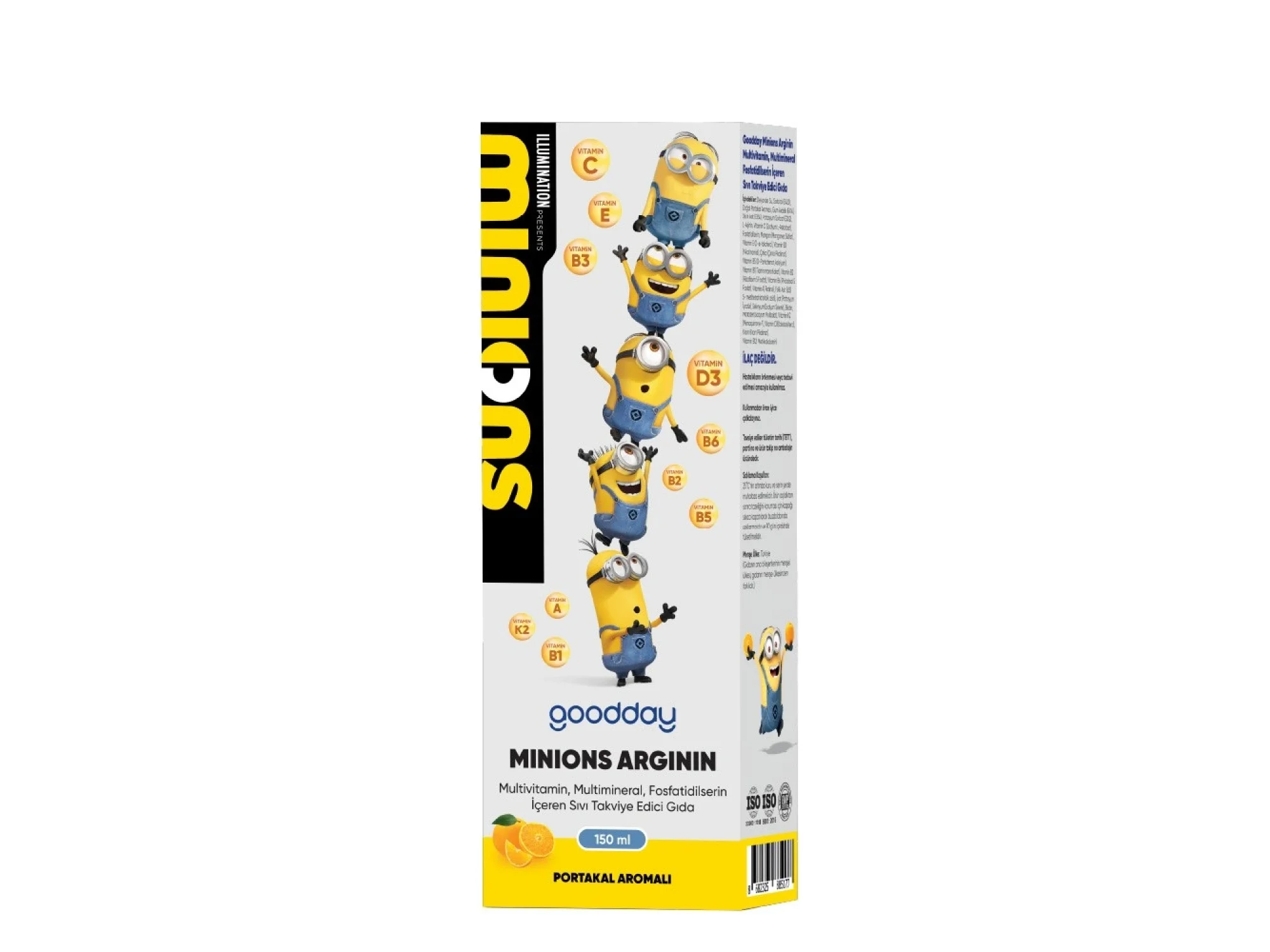Goodday Minions Arginin Multivitamin Minarel Şurup 150 ml
