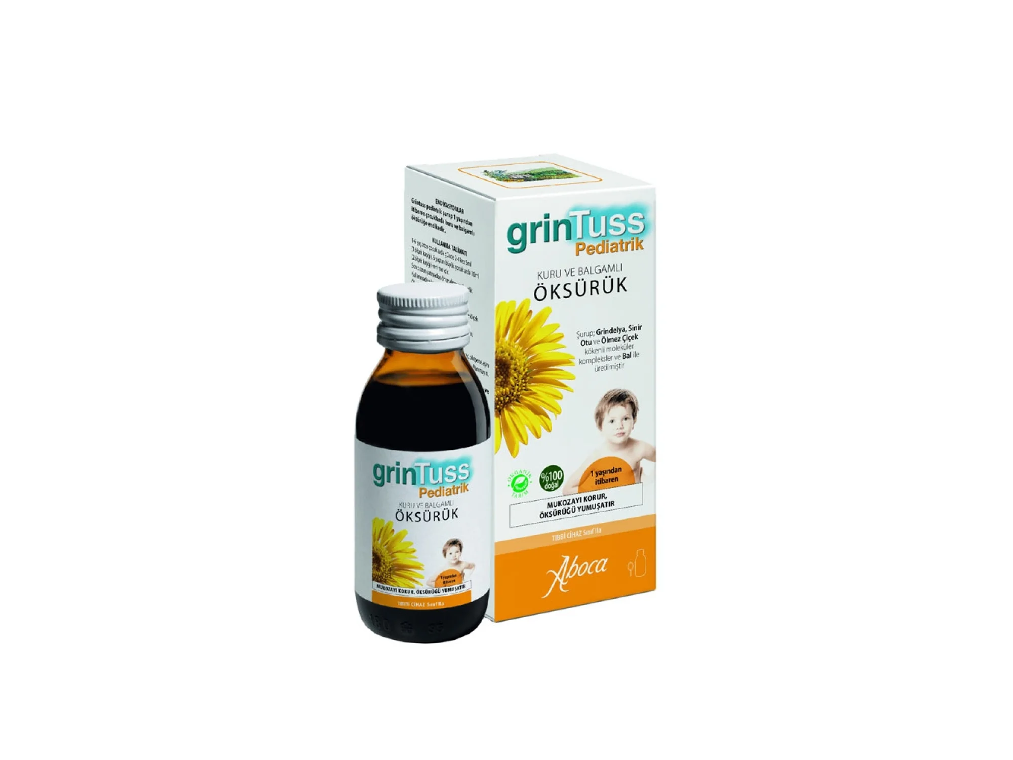 Grintuss Pediatrik Öksürük Şurubu 128 gr
