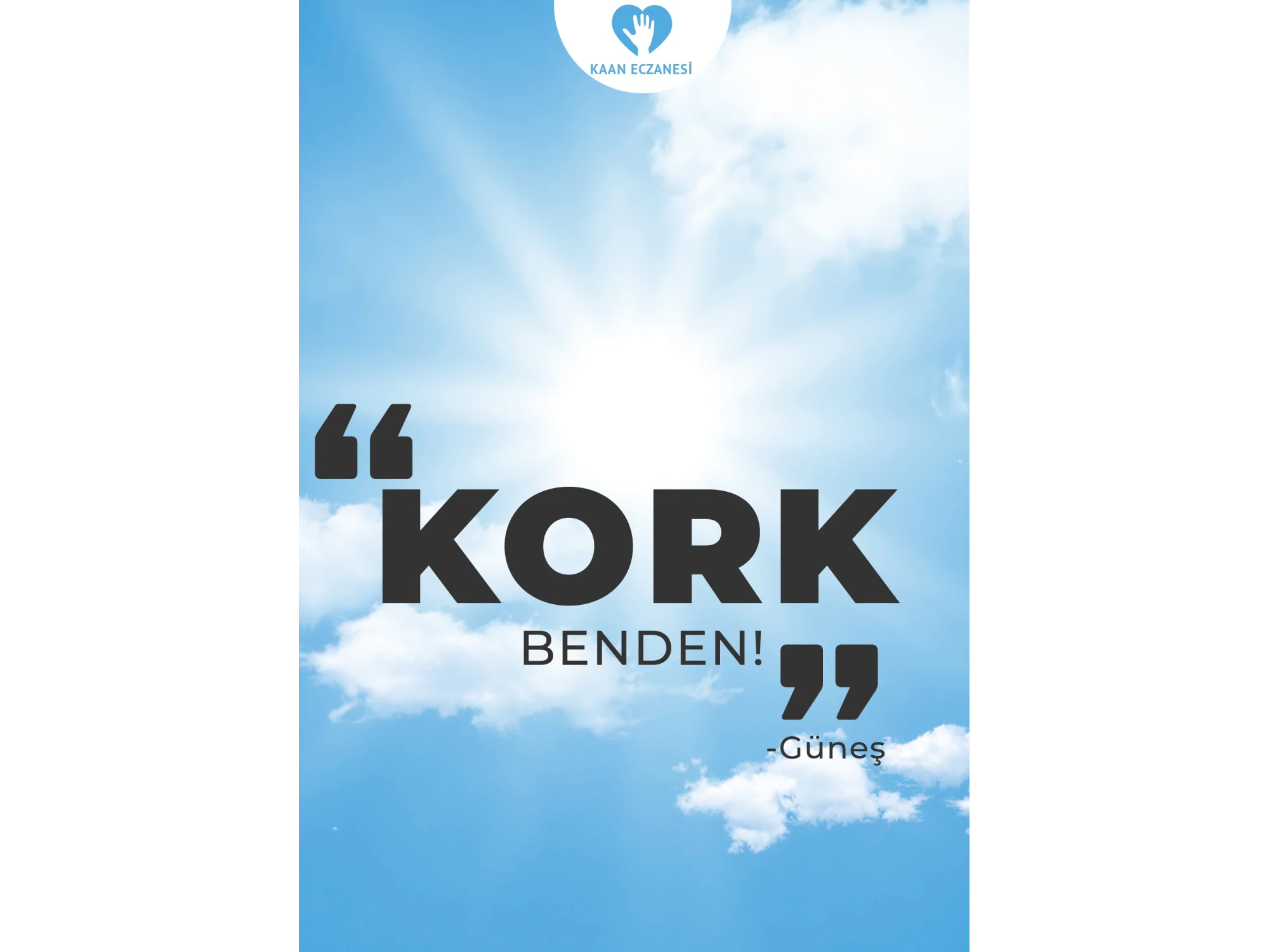Güneş Kork Benden Afiş & Poster