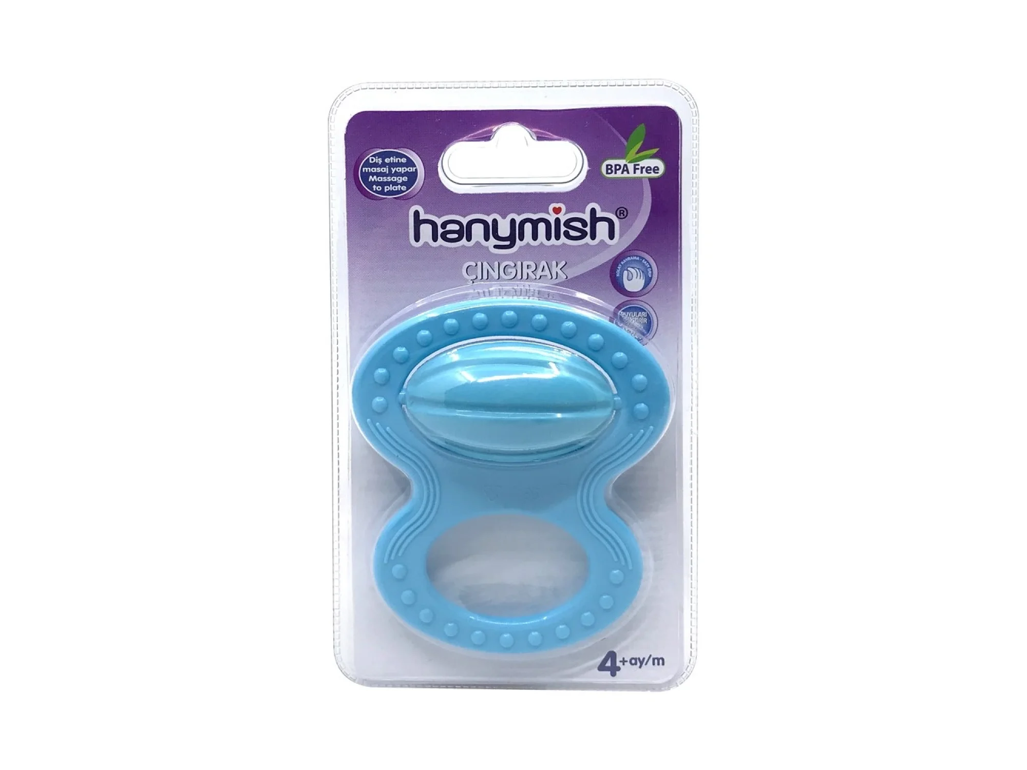 Hanymish 727 Bebek Çıngırağı - Mavi