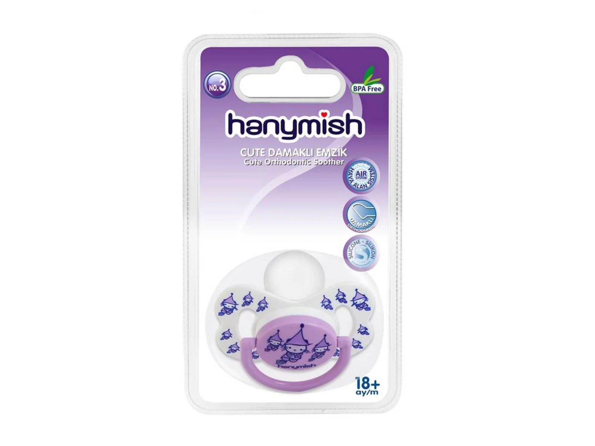 Hanymish Cute Damaklı Emzik No: 3