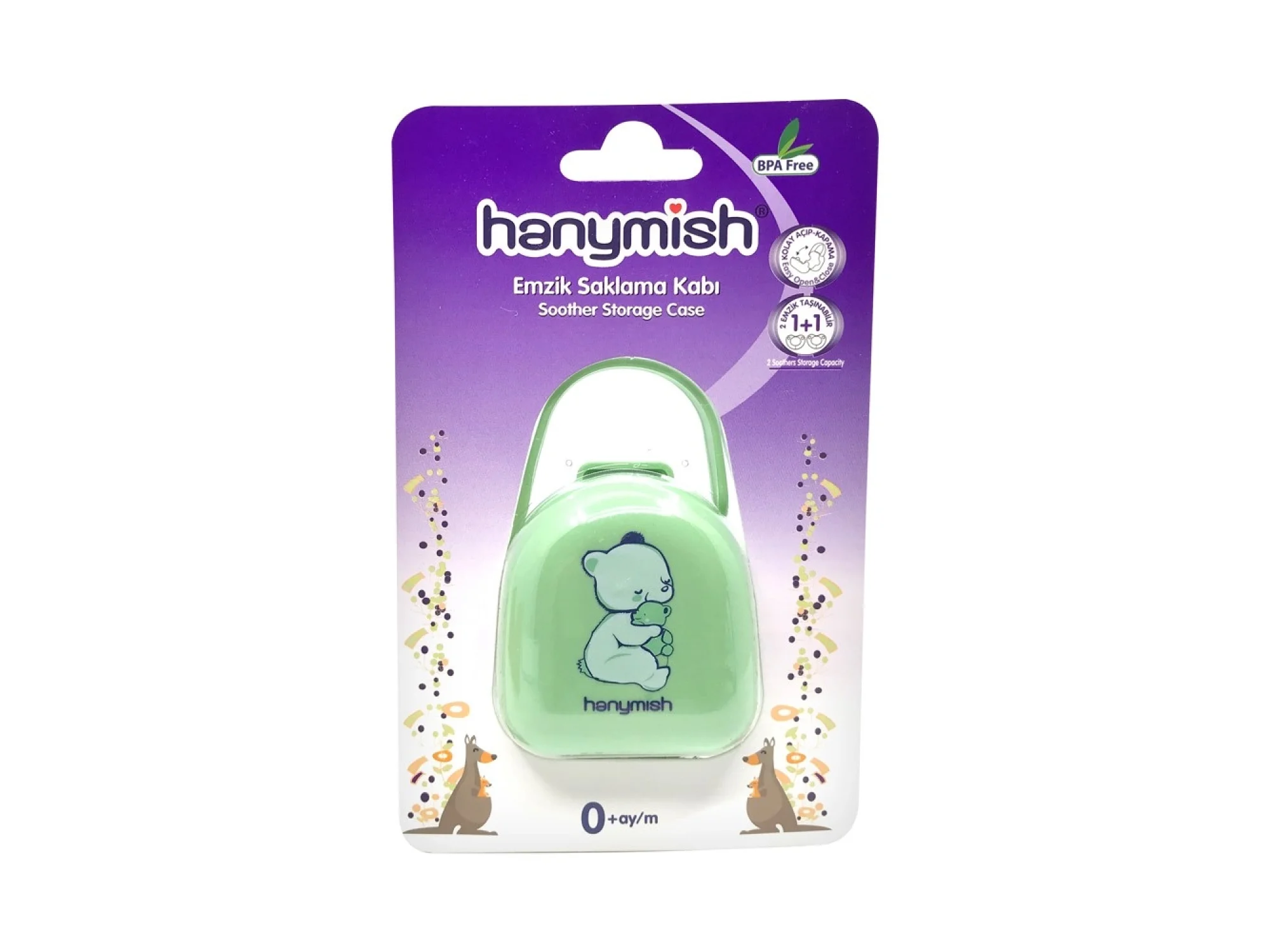 Hanymish Emzik Saklama Kabı Yeşil