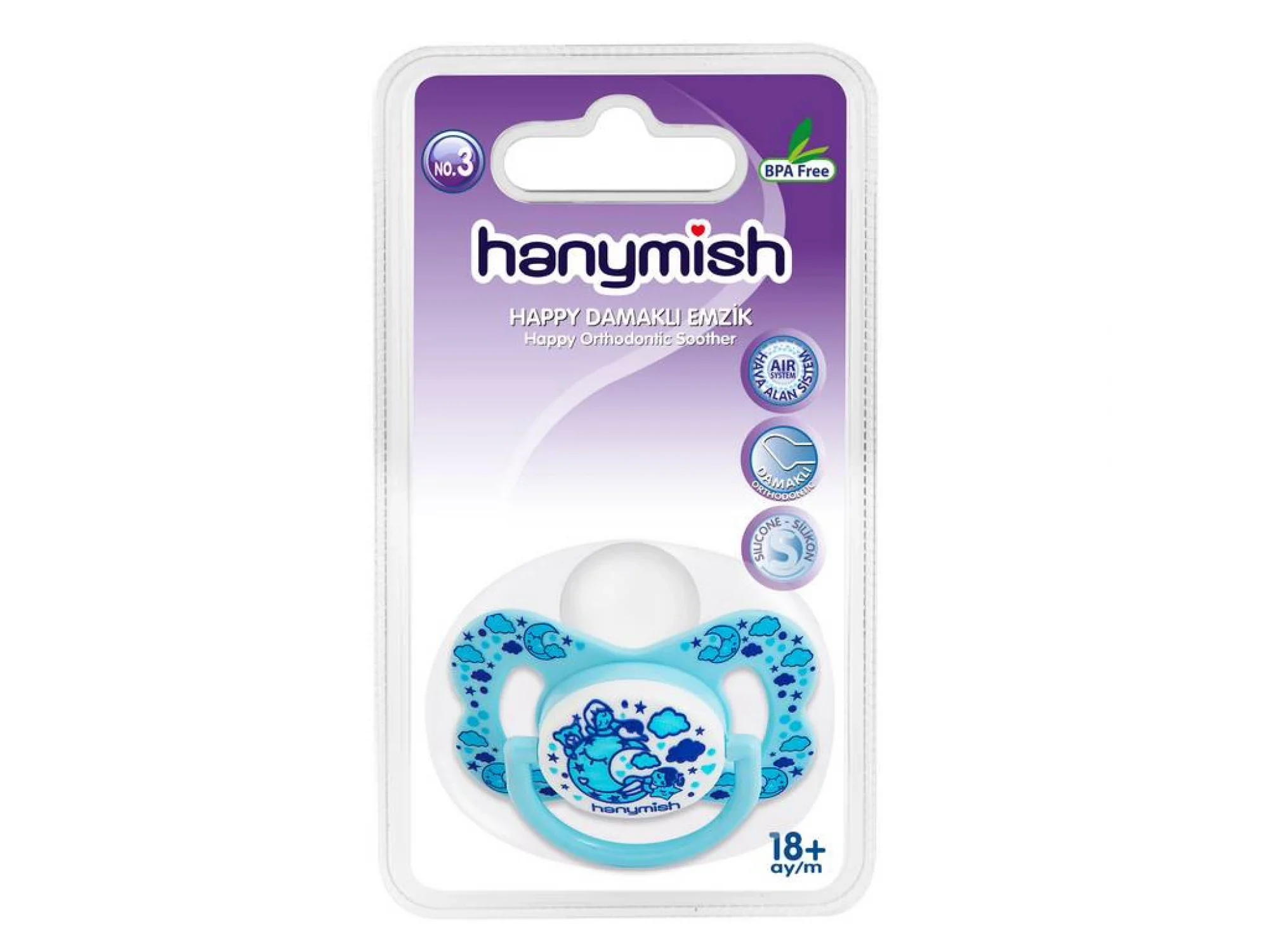 Hanymish Happy Damaklı Emzik No: 3