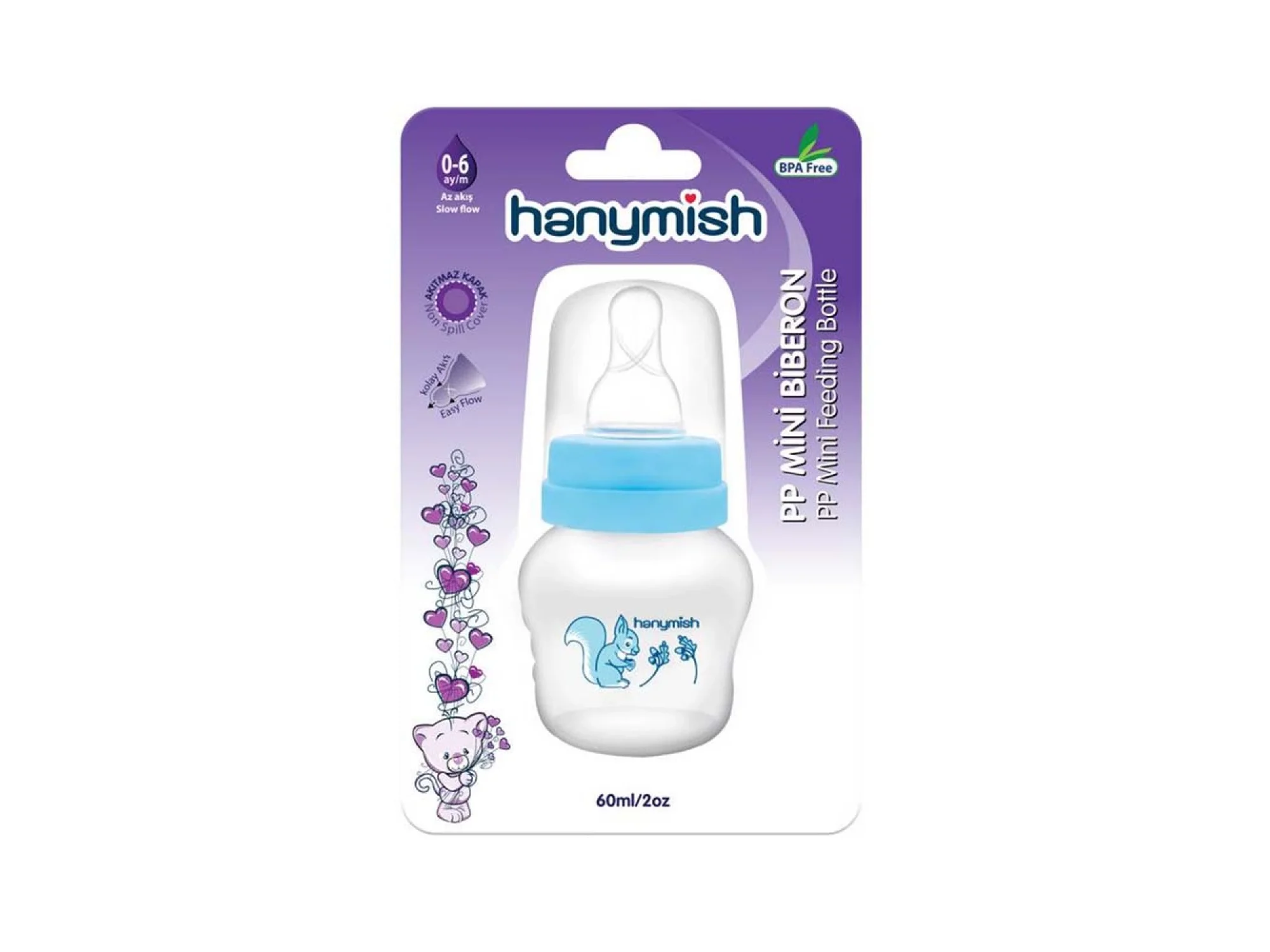 Hanymish PP Mini Biberon 60 ml