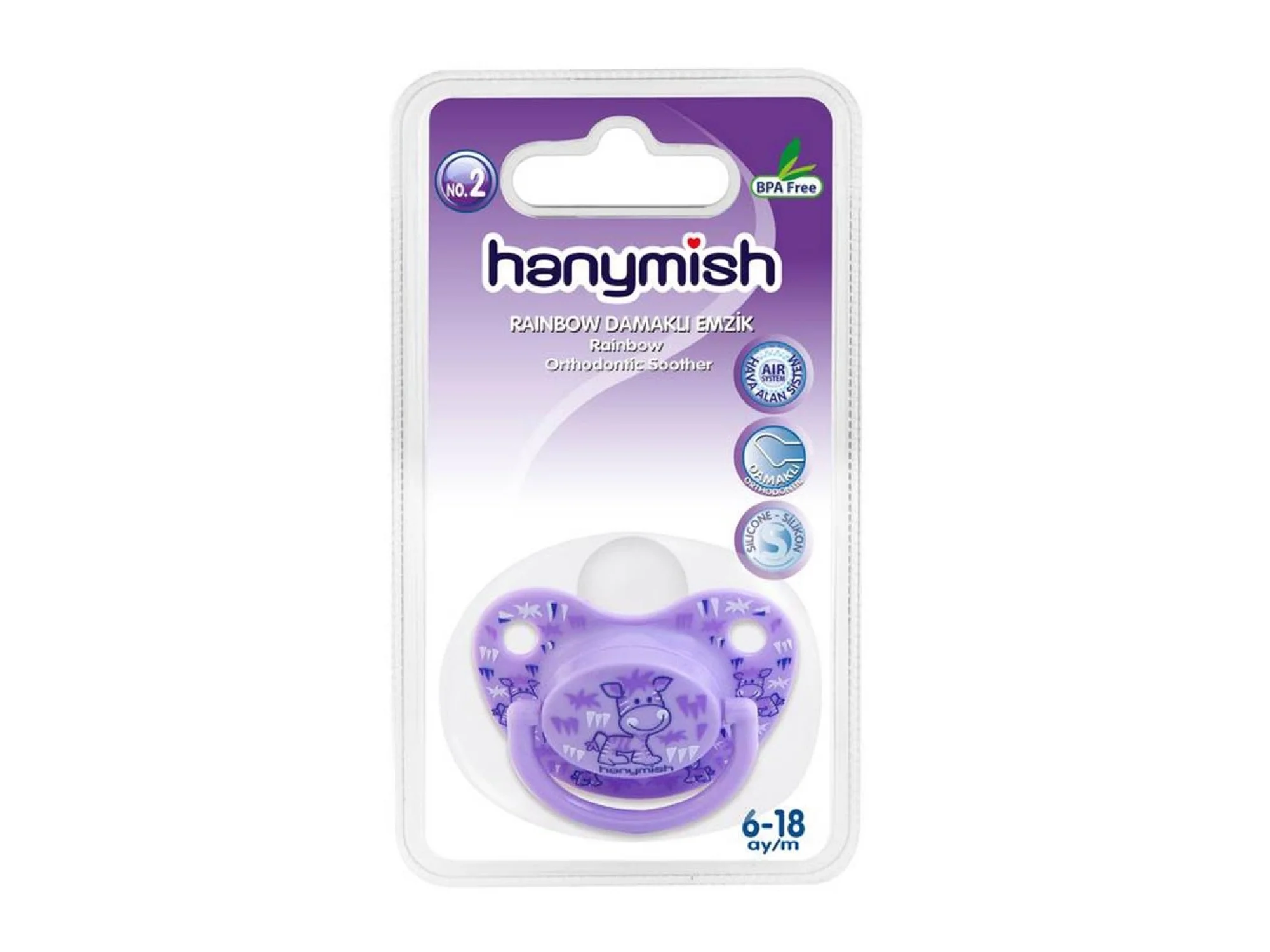 Hanymish Rainbow Damaklı Emzik No: 2