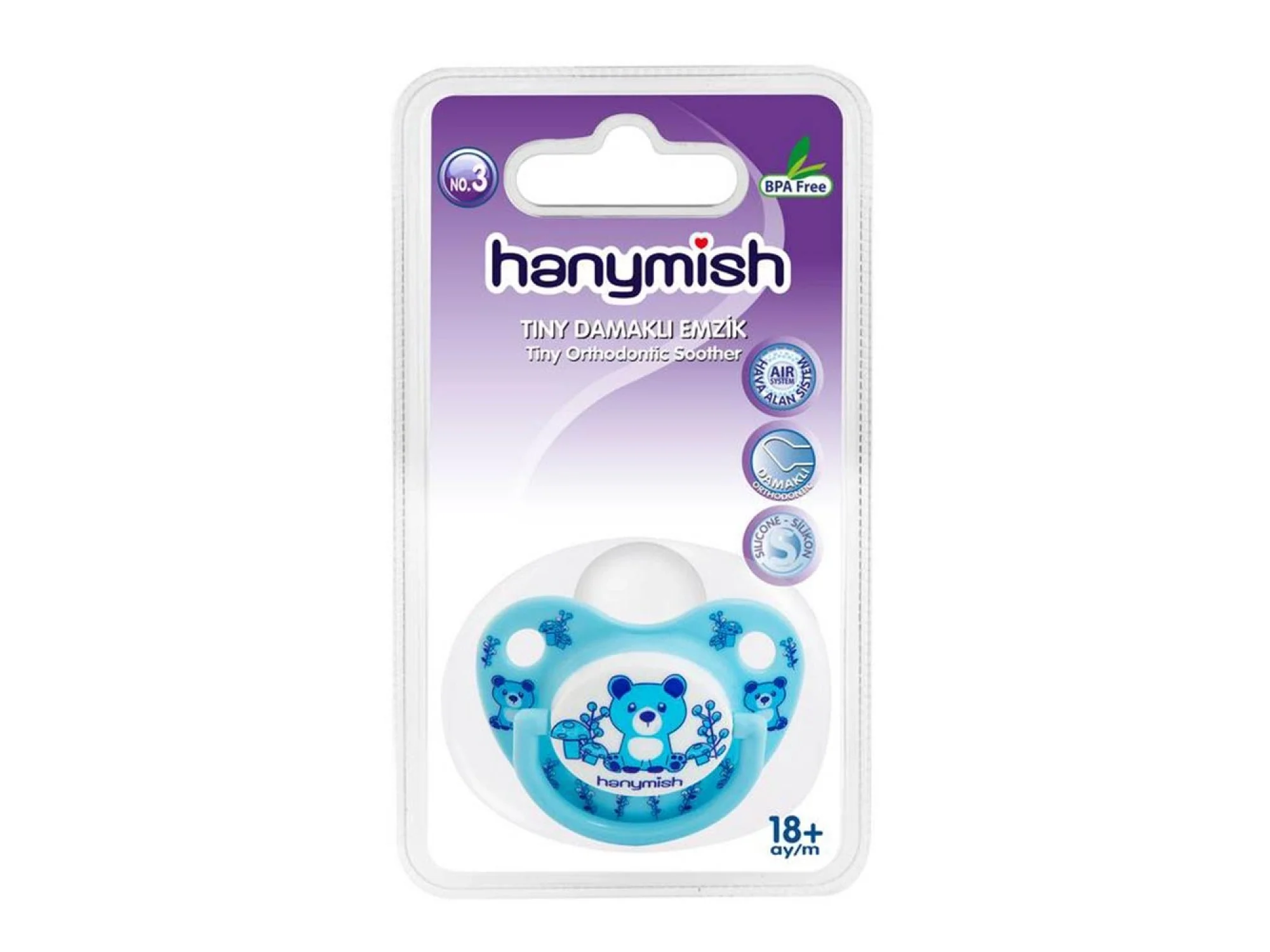 Hanymish Tiny Damaklı Emzik No: 3