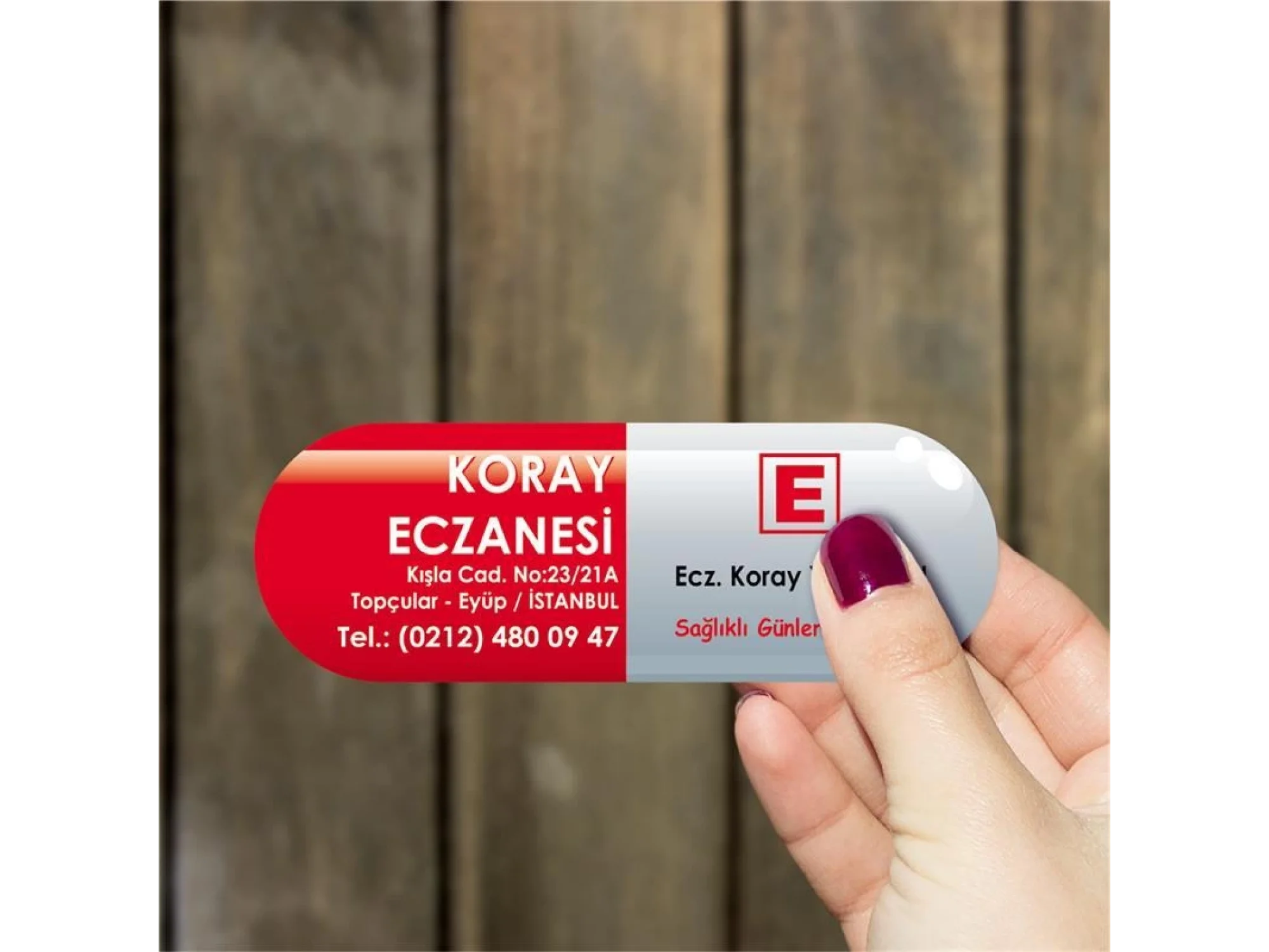 İlaç Kapsülü Eczane Magneti Kod 1 1000 adet