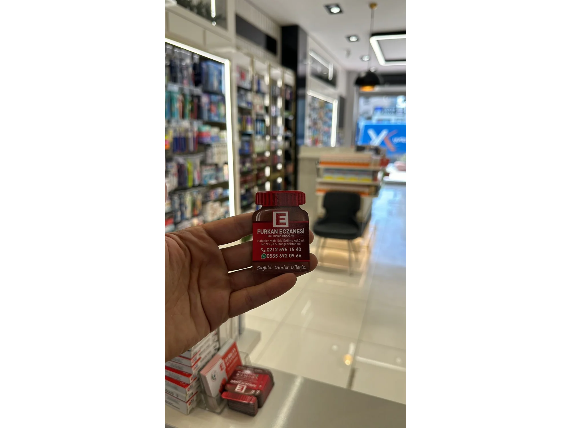 İlaç Şişesi Magnet No:10 - 1000 Adet