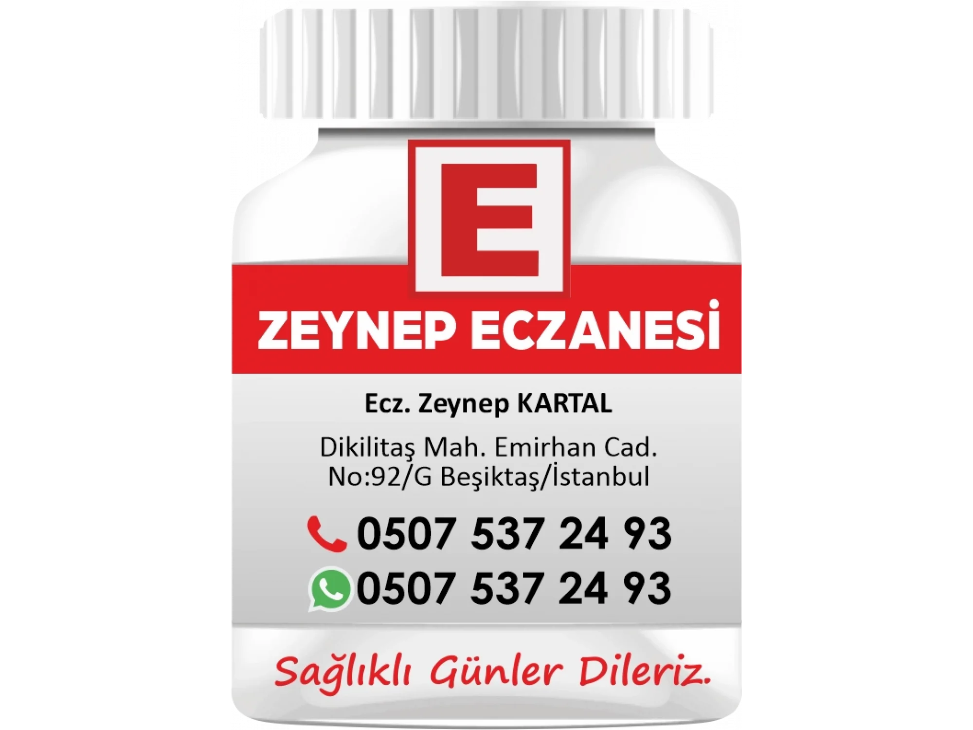 İlaç Şişesi Magnet No:12 - 1000 Adet