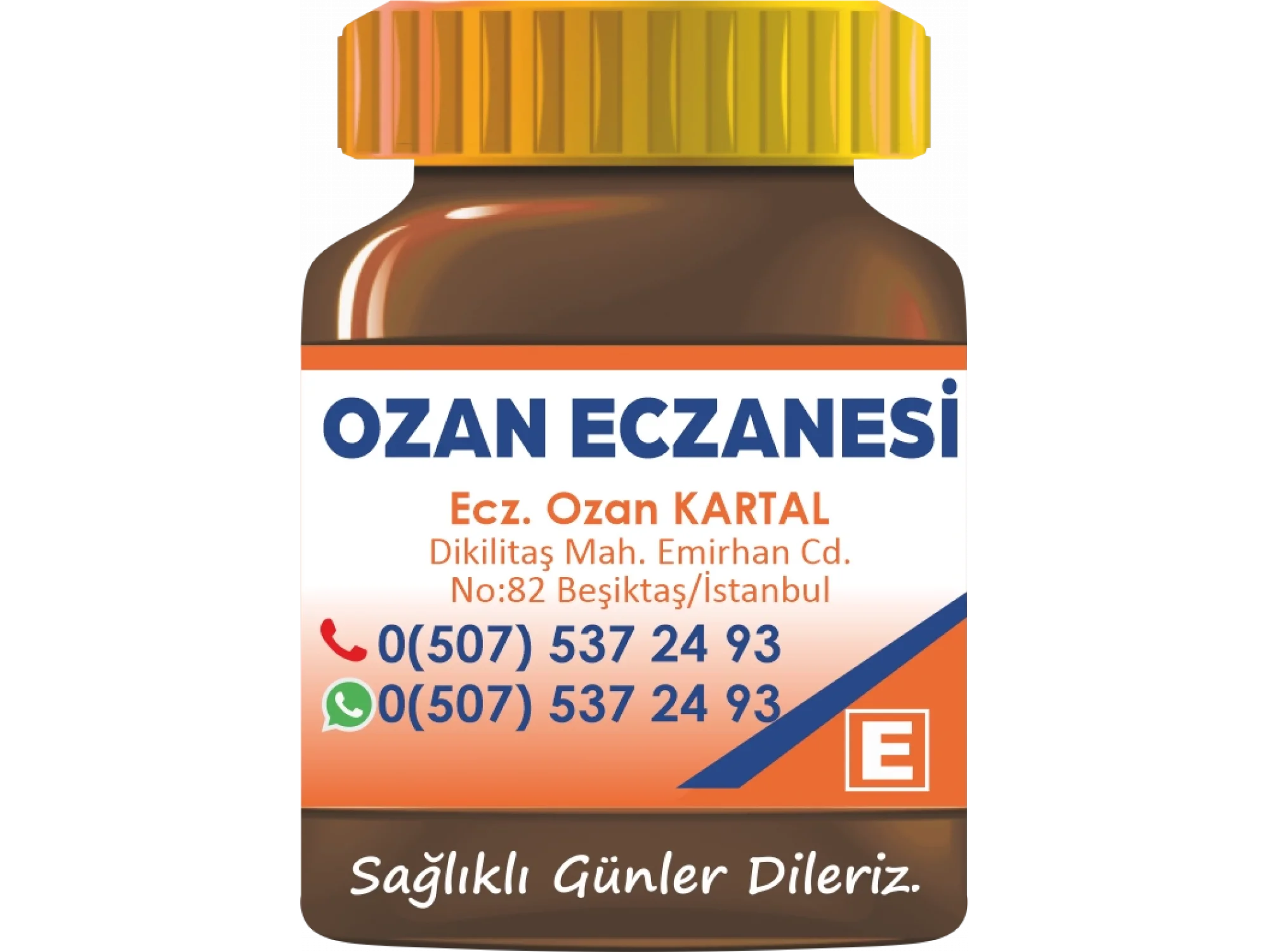 İlaç Şişesi Magnet No:15 - 1000 Adet