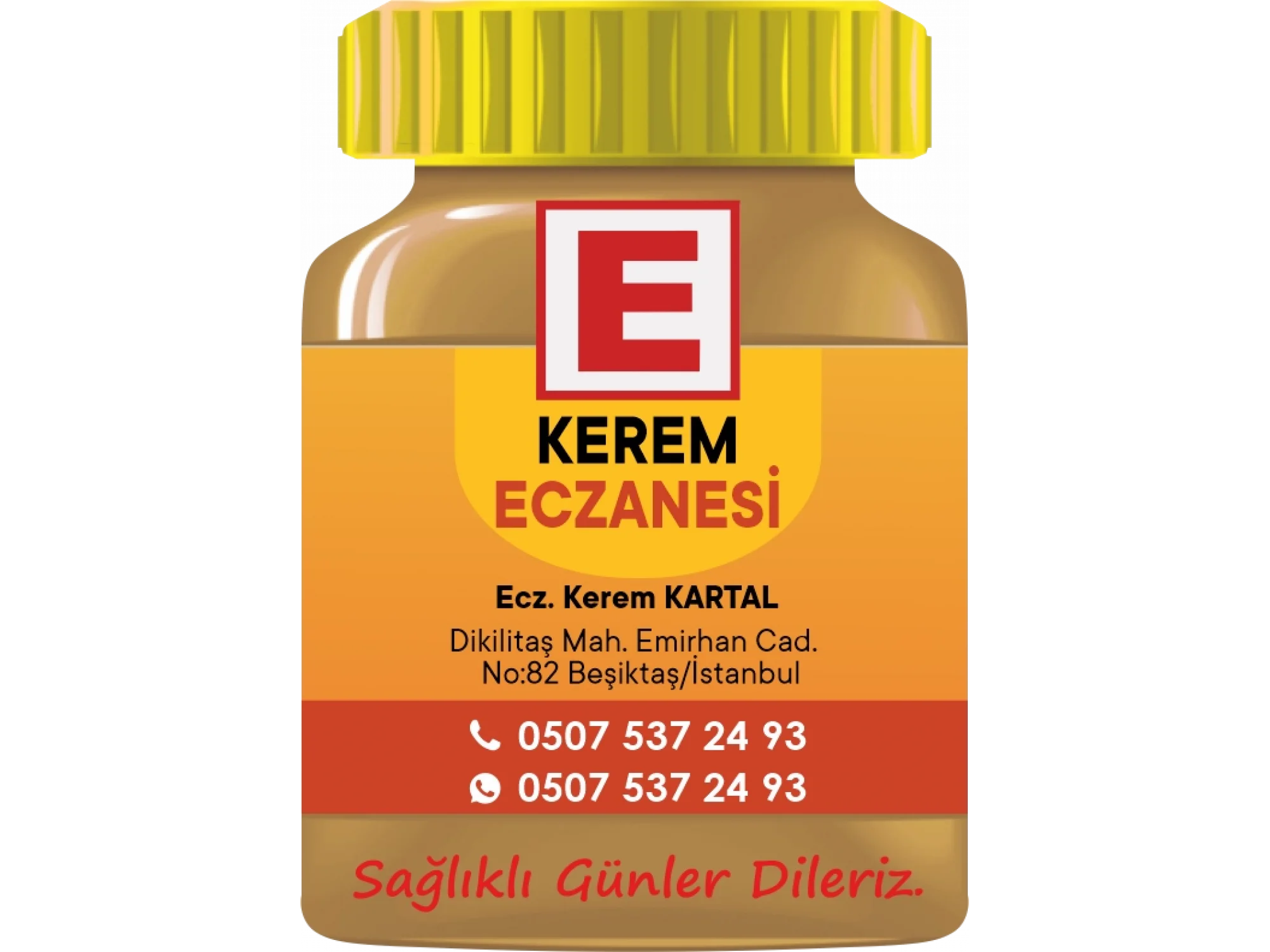 İlaç Şişesi Magnet No:16 - 1000 Adet