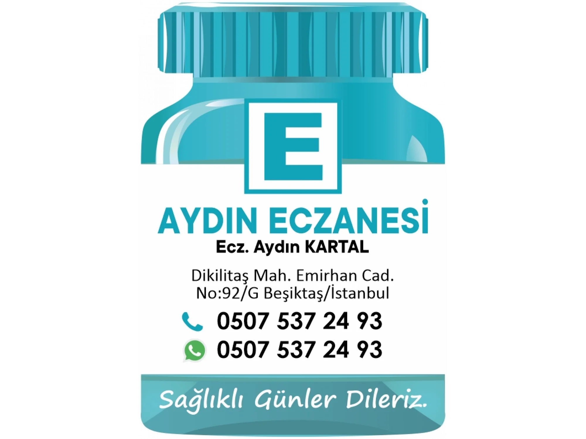 İlaç Şişesi Magnet No:3 - 1000 Adet