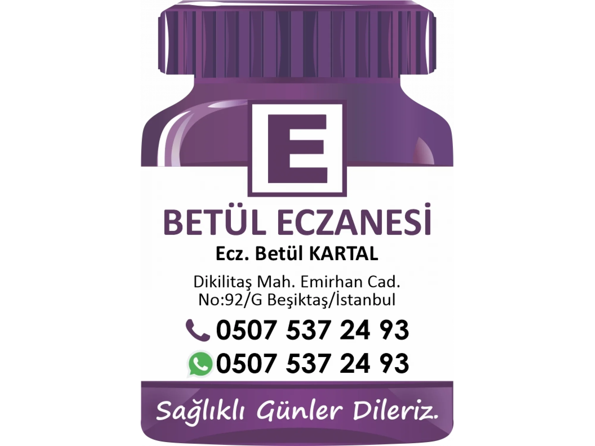 İlaç Şişesi Magnet No:4 - 1000 Adet