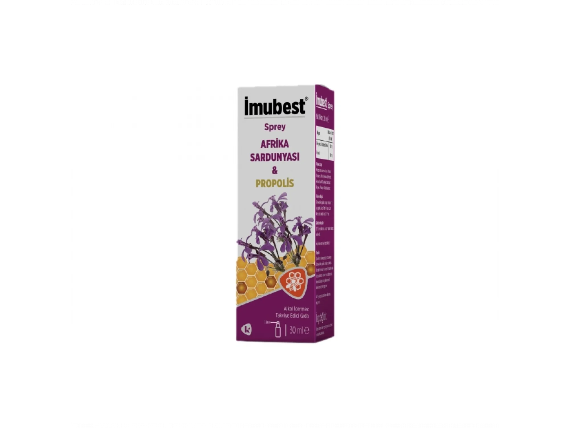 İmubest Afrika Sardunyası Propolis Sprey Alkolsüz 30 ml