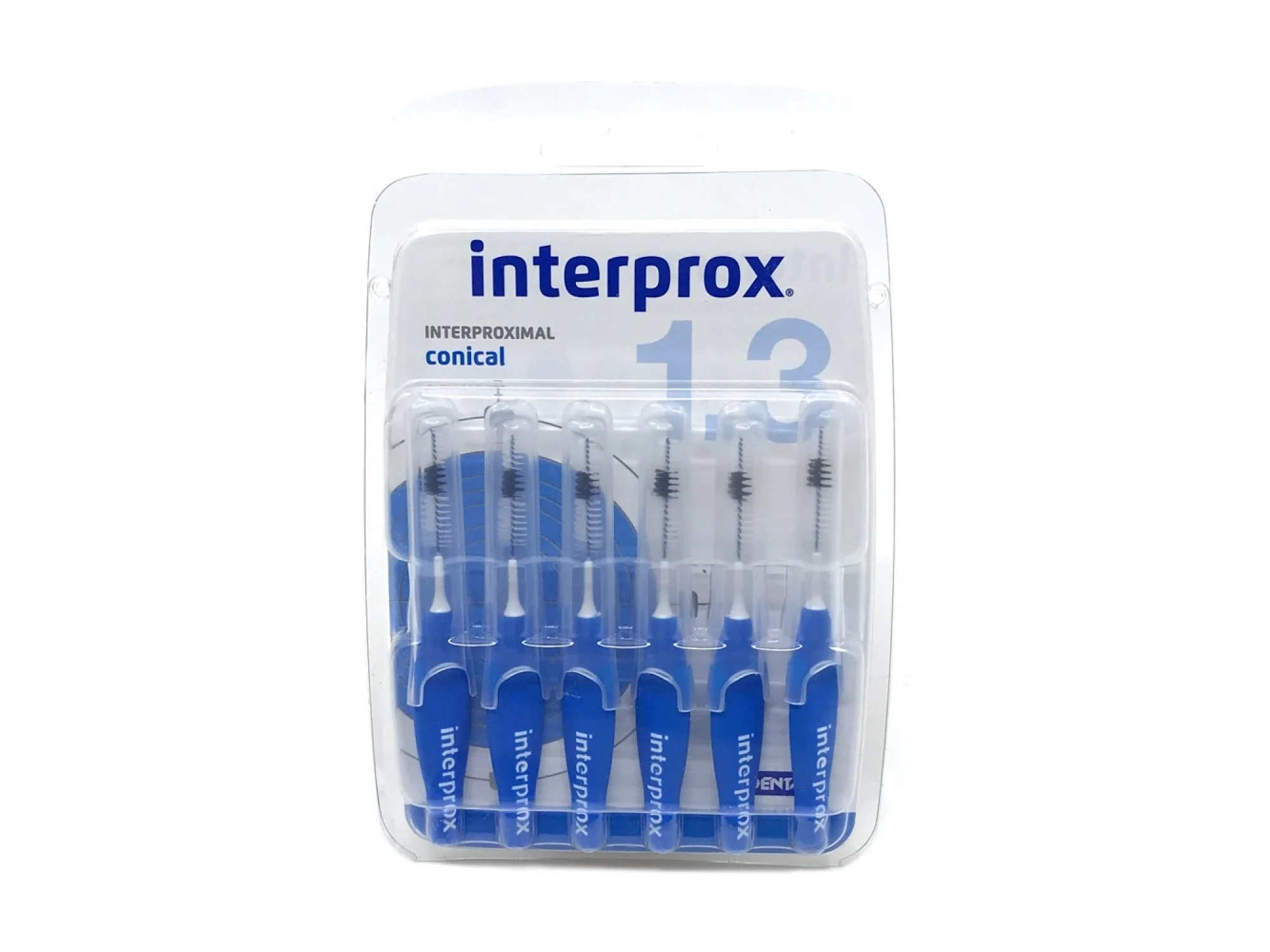 Interprox Conical 1,3mm Mavi Arayüz Fırçası 6lı