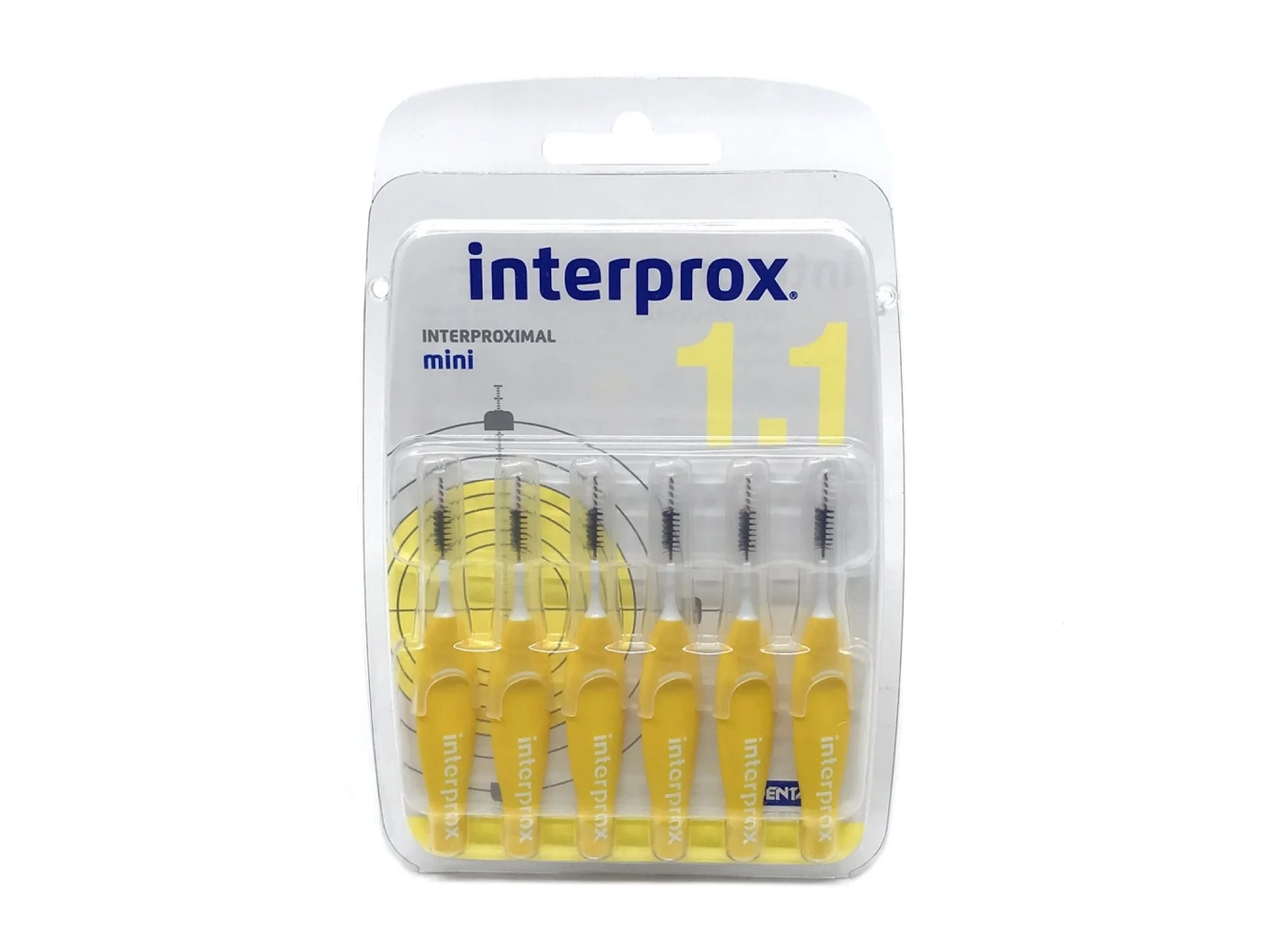 Interprox Interproximal Mini Arayüz Fırçası Sarı 1.1 mm 6 Adet