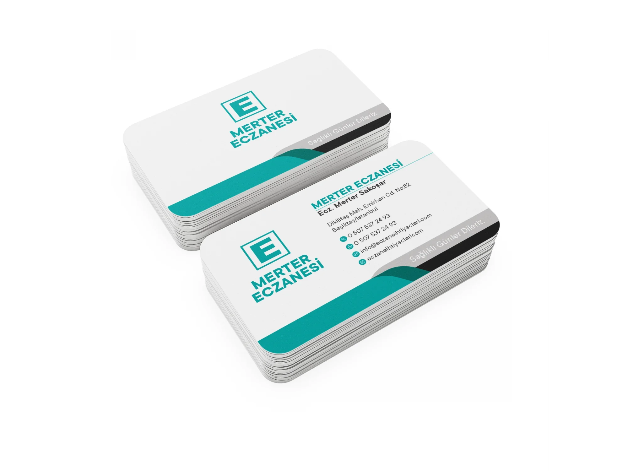 Kalın Gramajlı Eczane Kartvizit No:79 1000 Adet